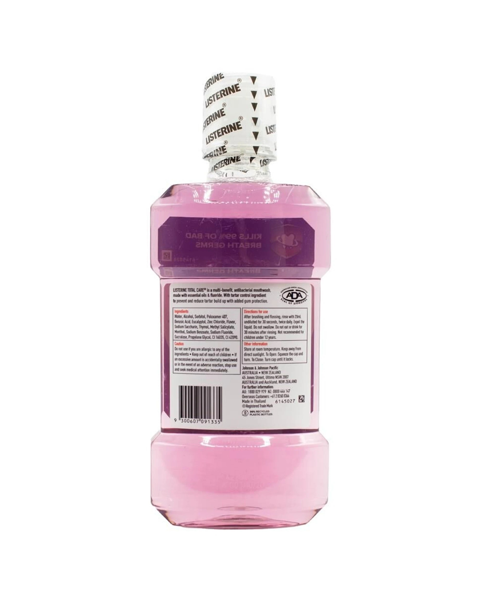 3 Listerine Antibacterial Mouthwash Total Care 4PK 10-In-1 Benefits 750ml - Multi, 3 of 3