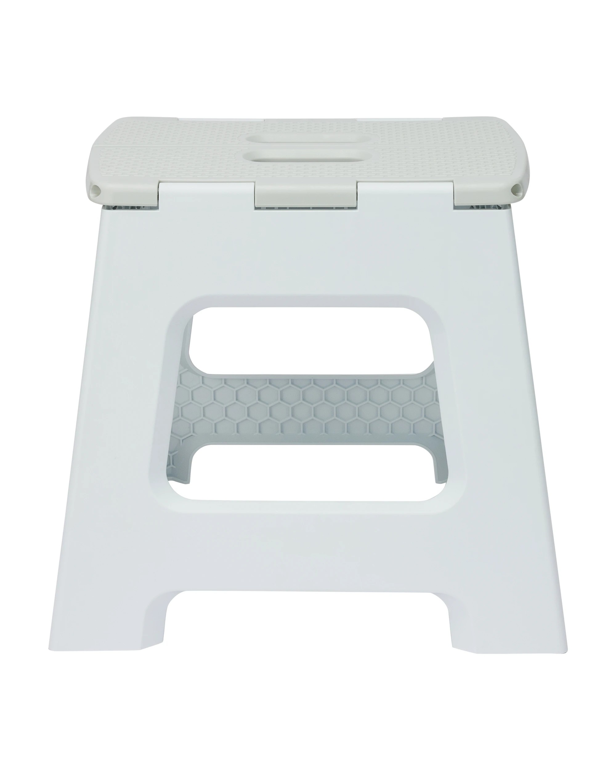 1 Folding Step Stool - White, 1 of 7