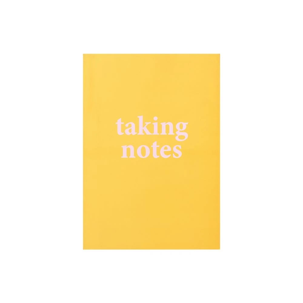 1 Otto A5 Taking Notes Journal 192 Page Yellow, 1 of 3