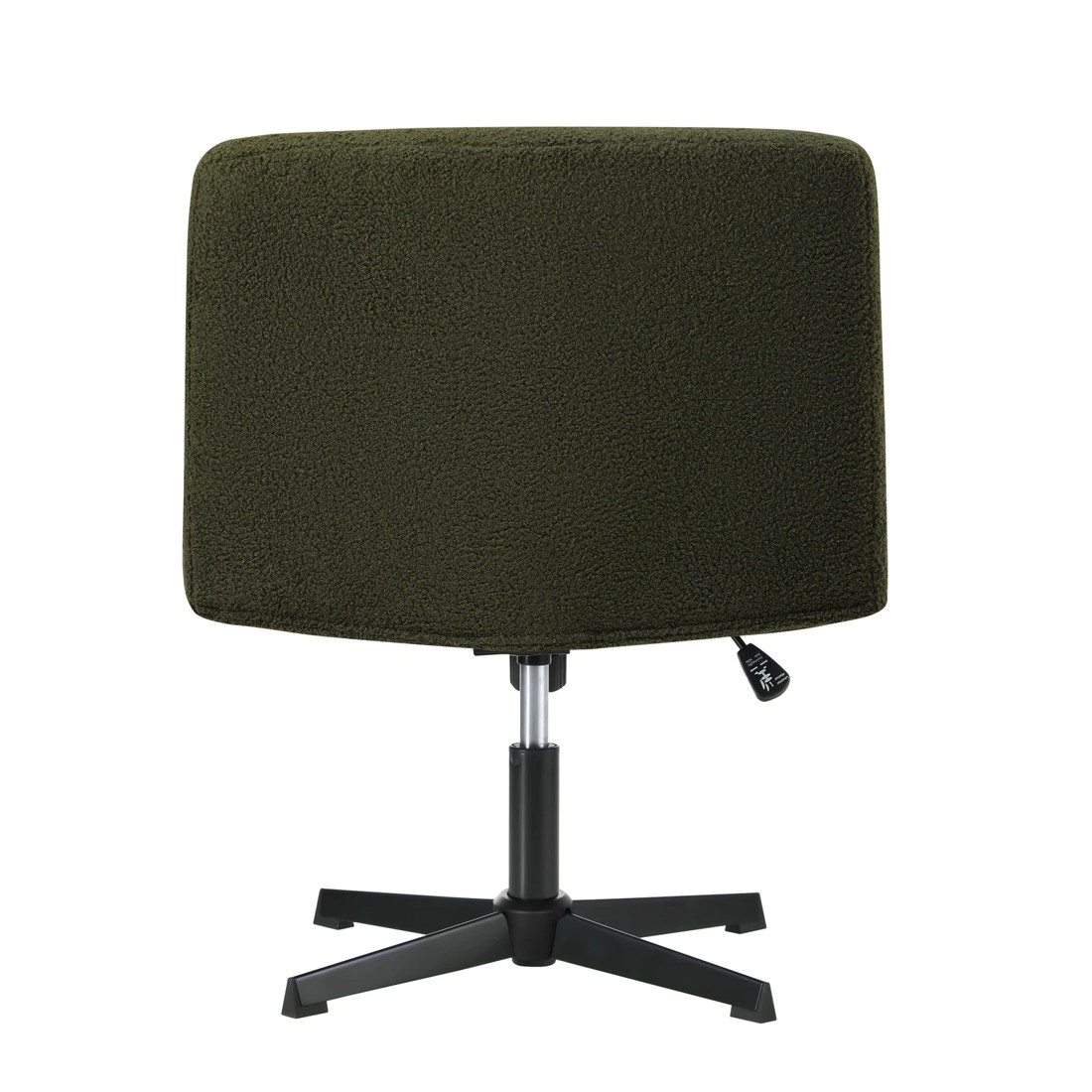 9 Oikiture Armless Office Desk Chair Boucle
 - Green, 9 of 10