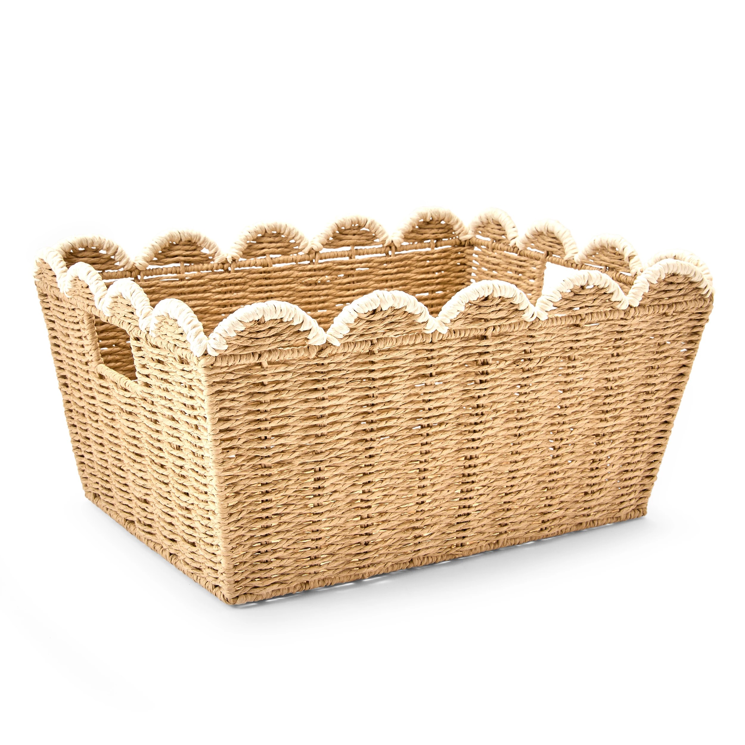 3 Wave Paper Rope Basket - Medium, 3 of 6