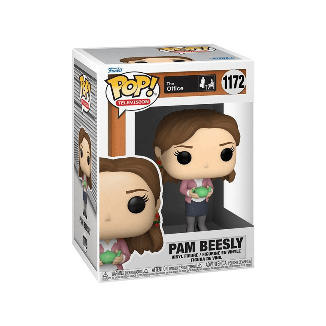2 Pop Vinyl Figurine The Office - Pam With Teapot And Note 10cm Collectible - Multi, 2 of 3