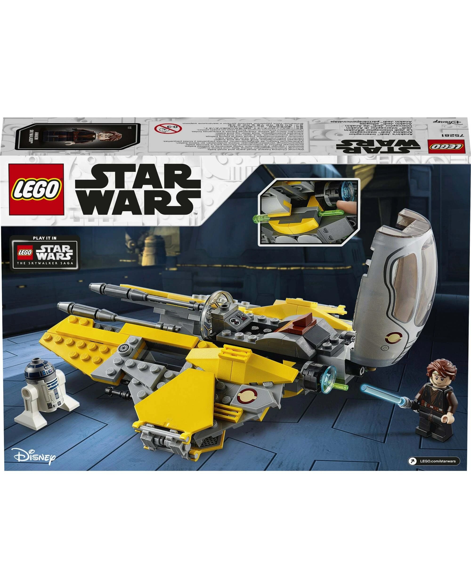 1 LEGO 75281 Anakin's Jedi Interceptor - Star Wars Building Toy, 1 of 5