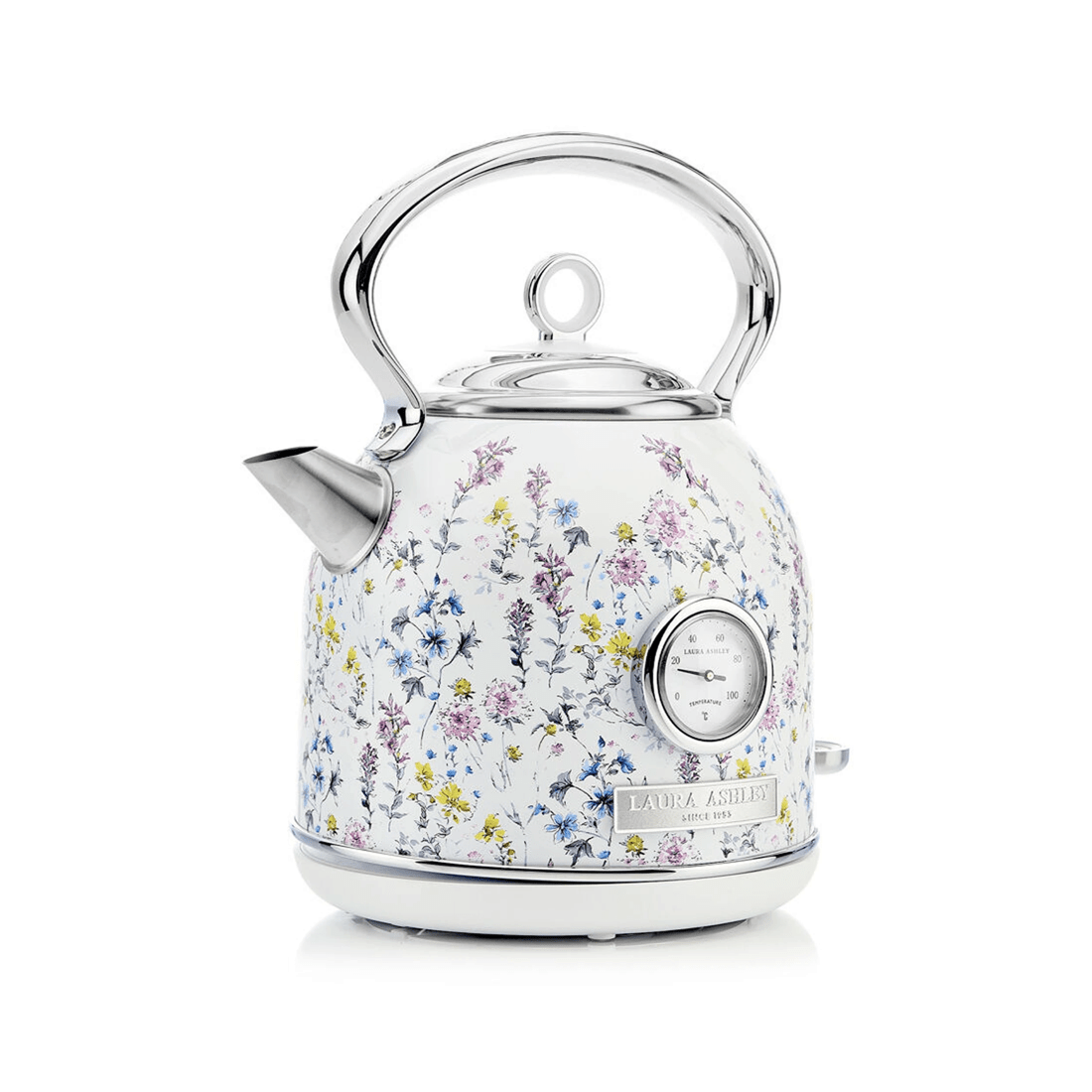 3 Laura Ashley Stainless Steel 1.7L Dome Electric Kettle With External Thermometer
 - multi, 3 of 6