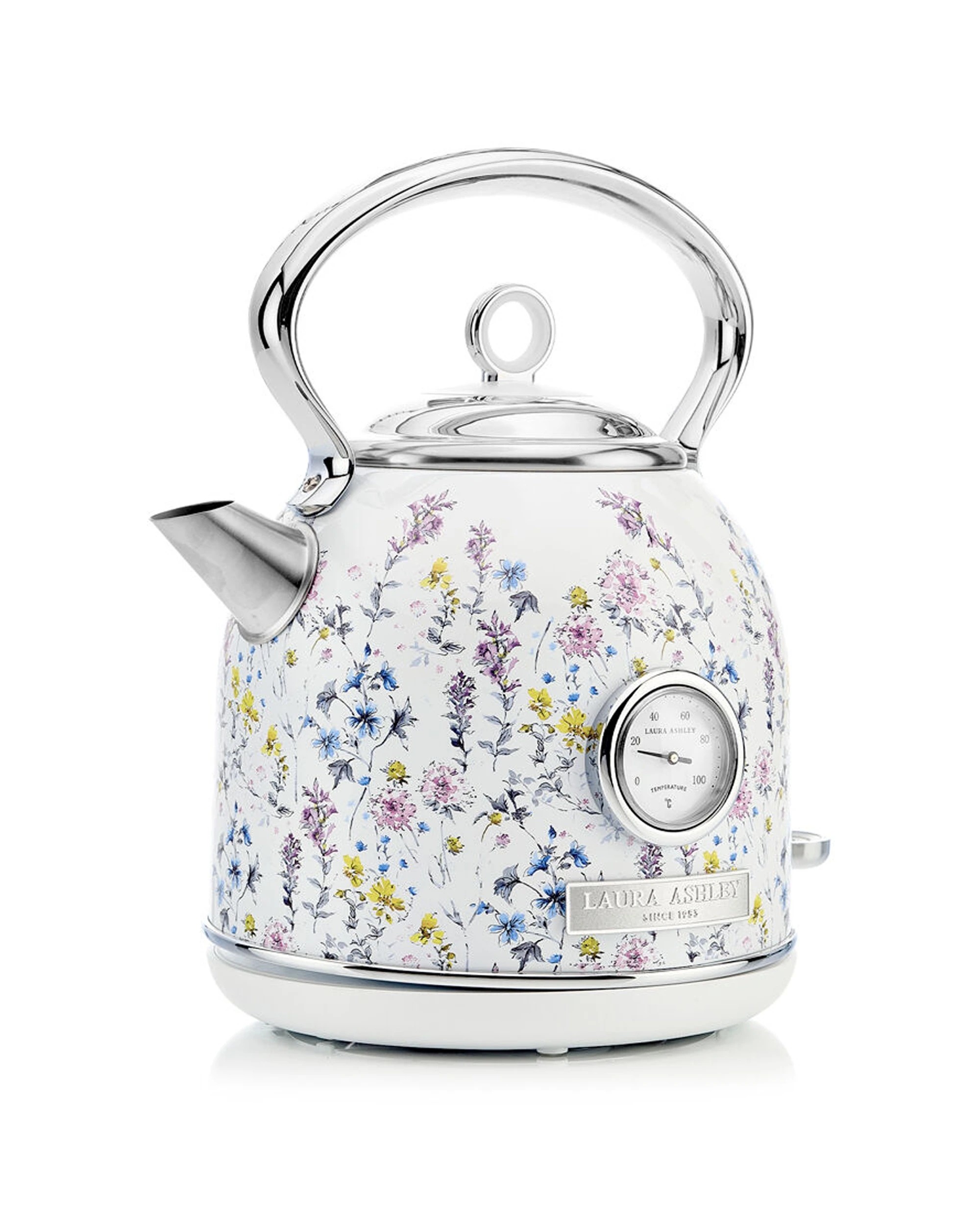 3 Laura Ashley Stainless Steel 1.7L Dome Electric Kettle With External Thermometer
 - multi, 3 of 6