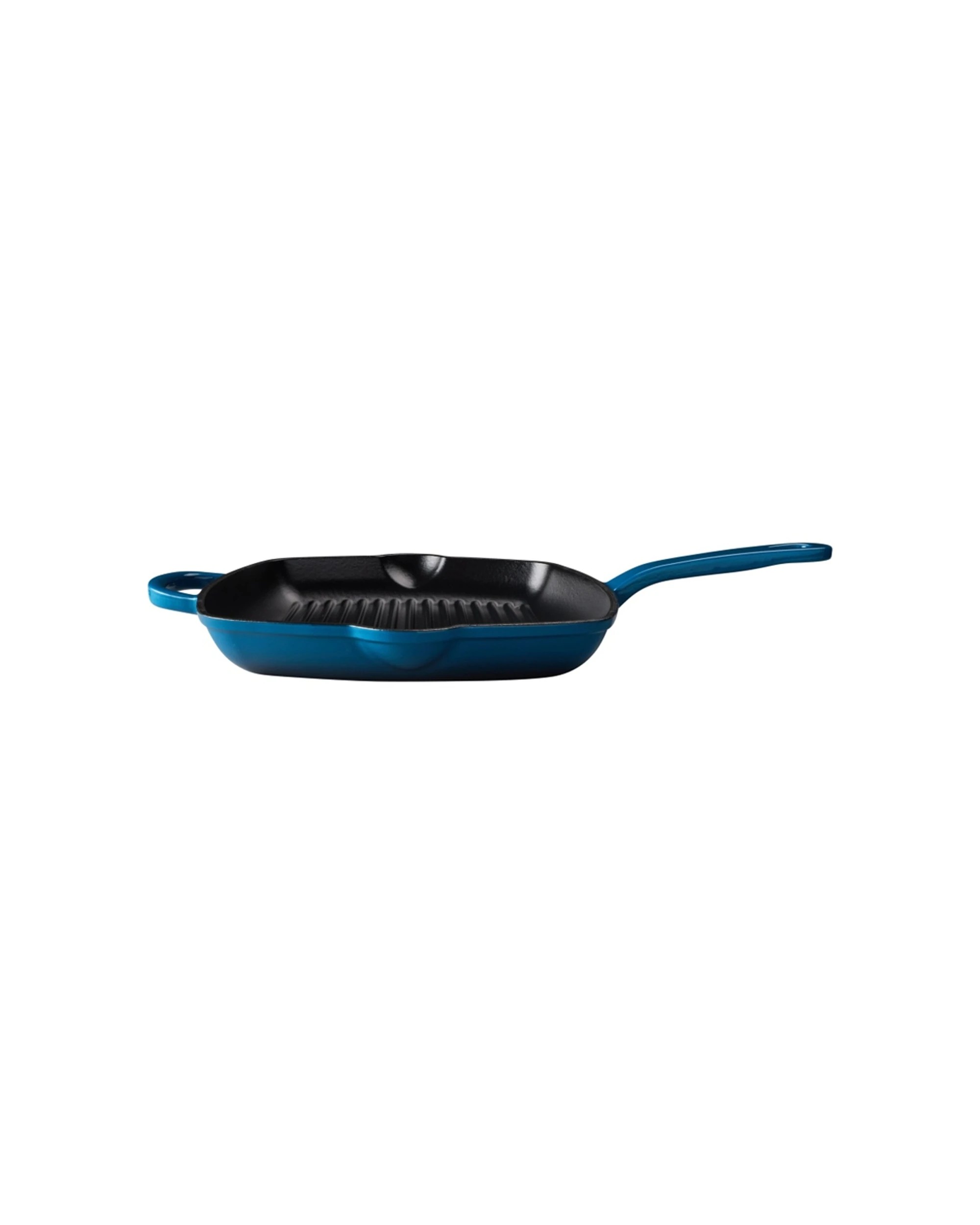 3 Maxwell & Williams Durable Cast Iron Grill Pan Raised Ridges 26cm Midnight - Blue, 3 of 5
