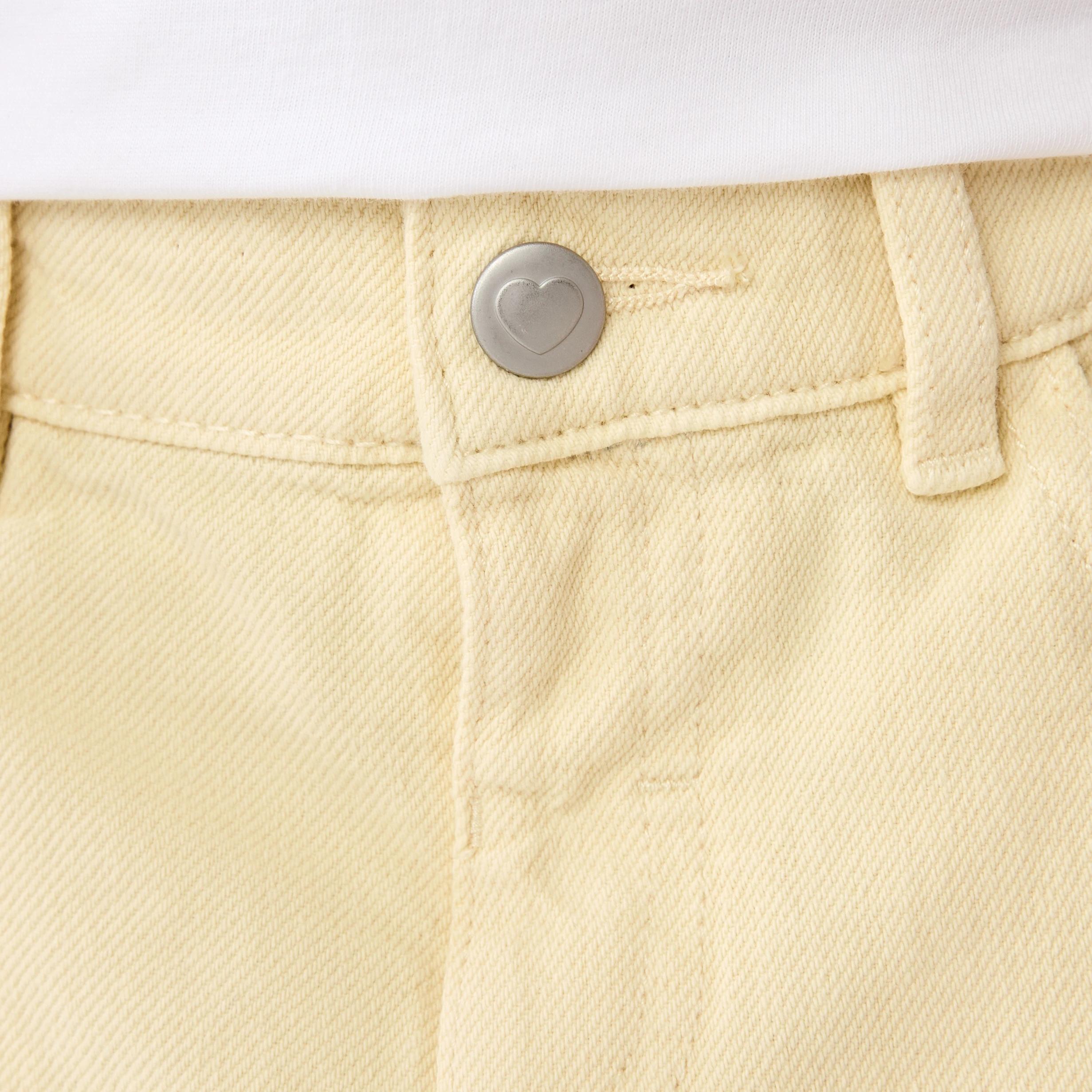 3 Denim Acid Wash Shorts Ylw Butter, 3 of 6