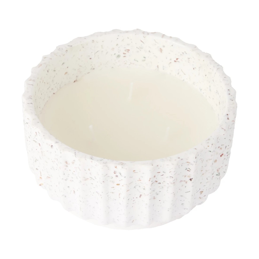 2 Guava and Tuberose Terrazzo Wave Candle, 2 of 4