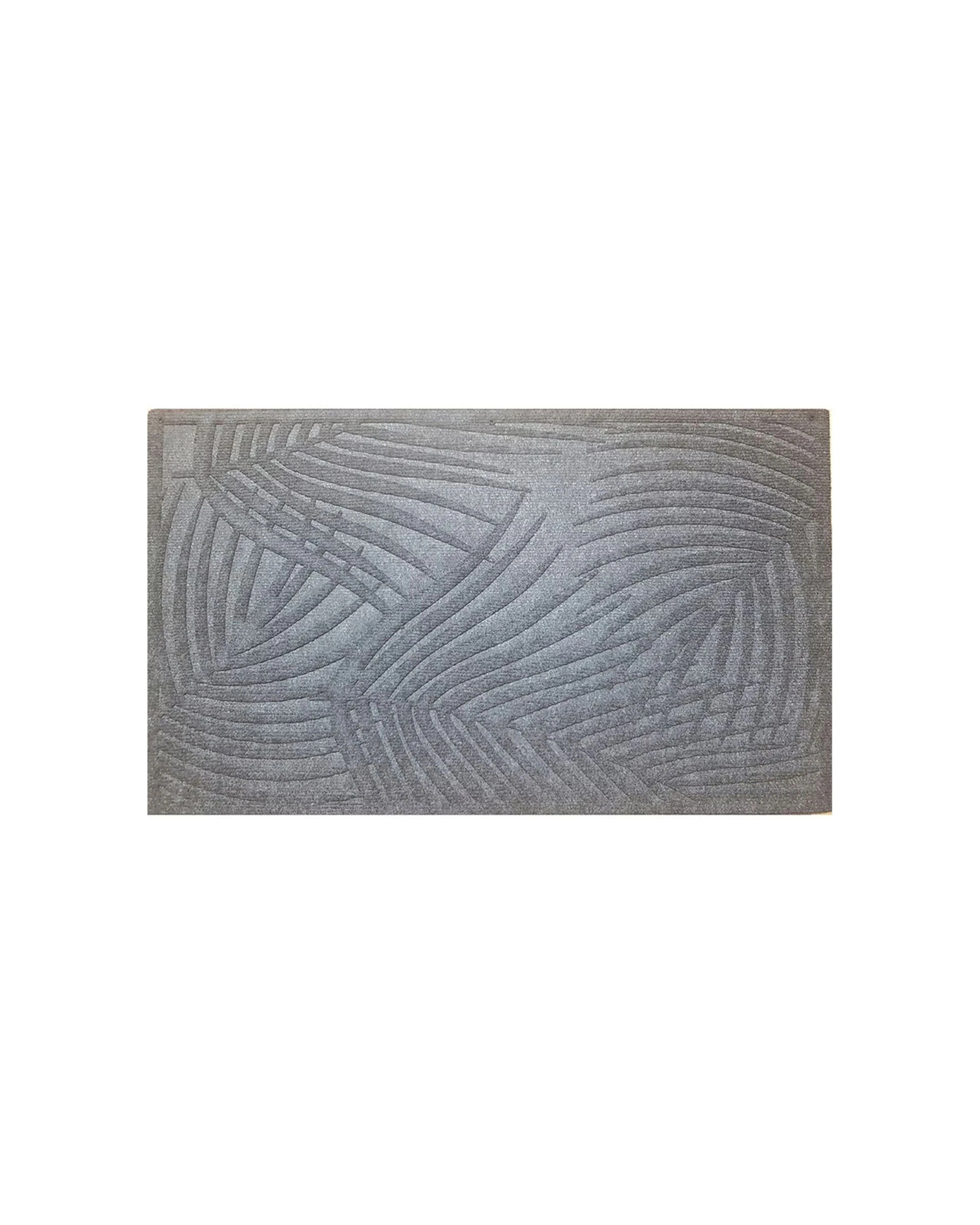 1 Solemate Marine Carpet Palm Frond 45x75cm Outdoor Doormat Home Furnishings - Grey, 1 of 4