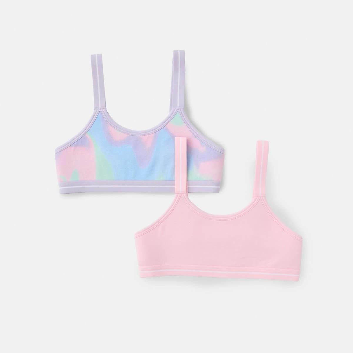 1 2 Pack Extra Coverage Crop Top MARBLE, 1 of 5