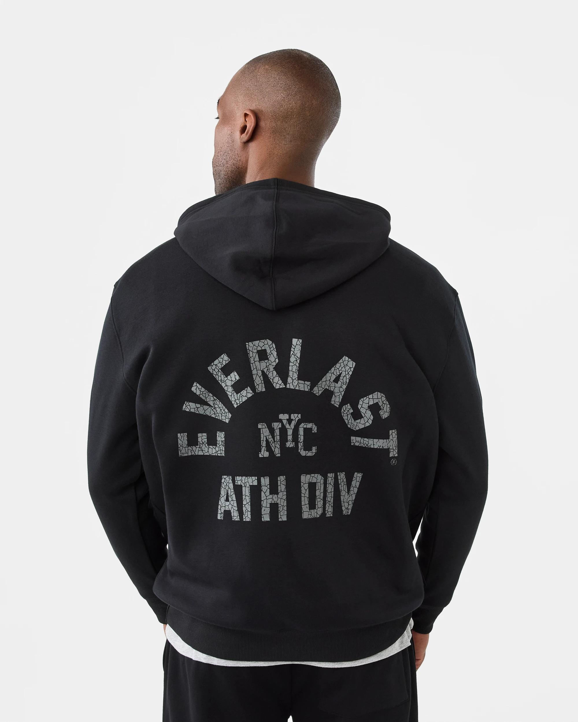 3 Everlast Mens Oversized Trend Hoodie Black, 3 of 8