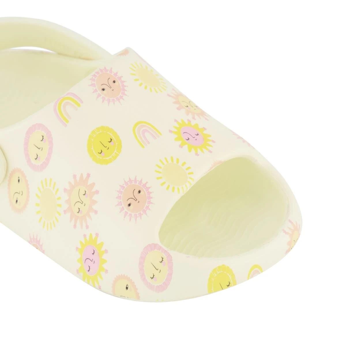 3 Junior Slides SOLS WITH RAINBOWS YELLOW, 3 of 3