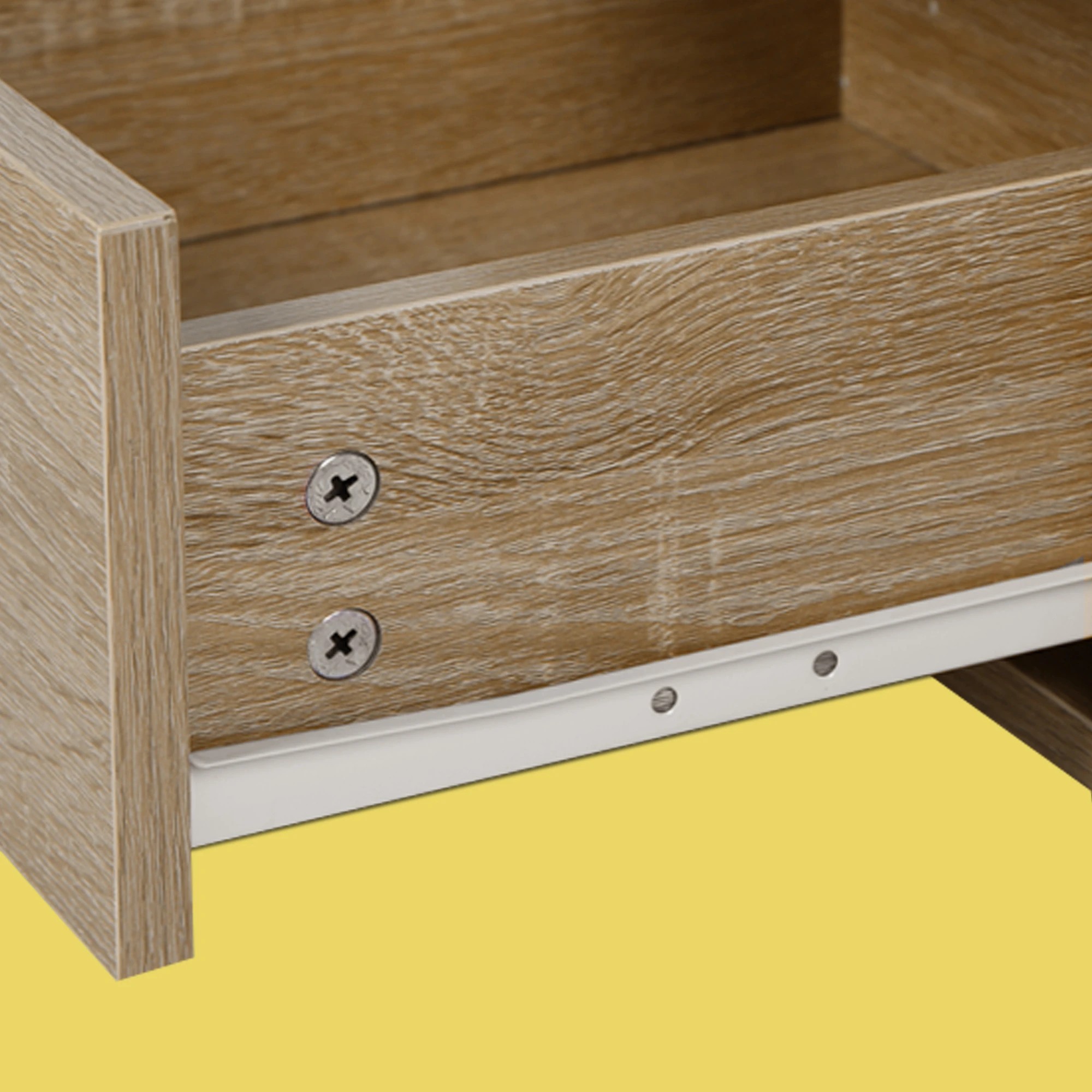 6 Alfordson Bedside Table Nightstand Storage Cabinet Side End Drawers - Wood, 6 of 10