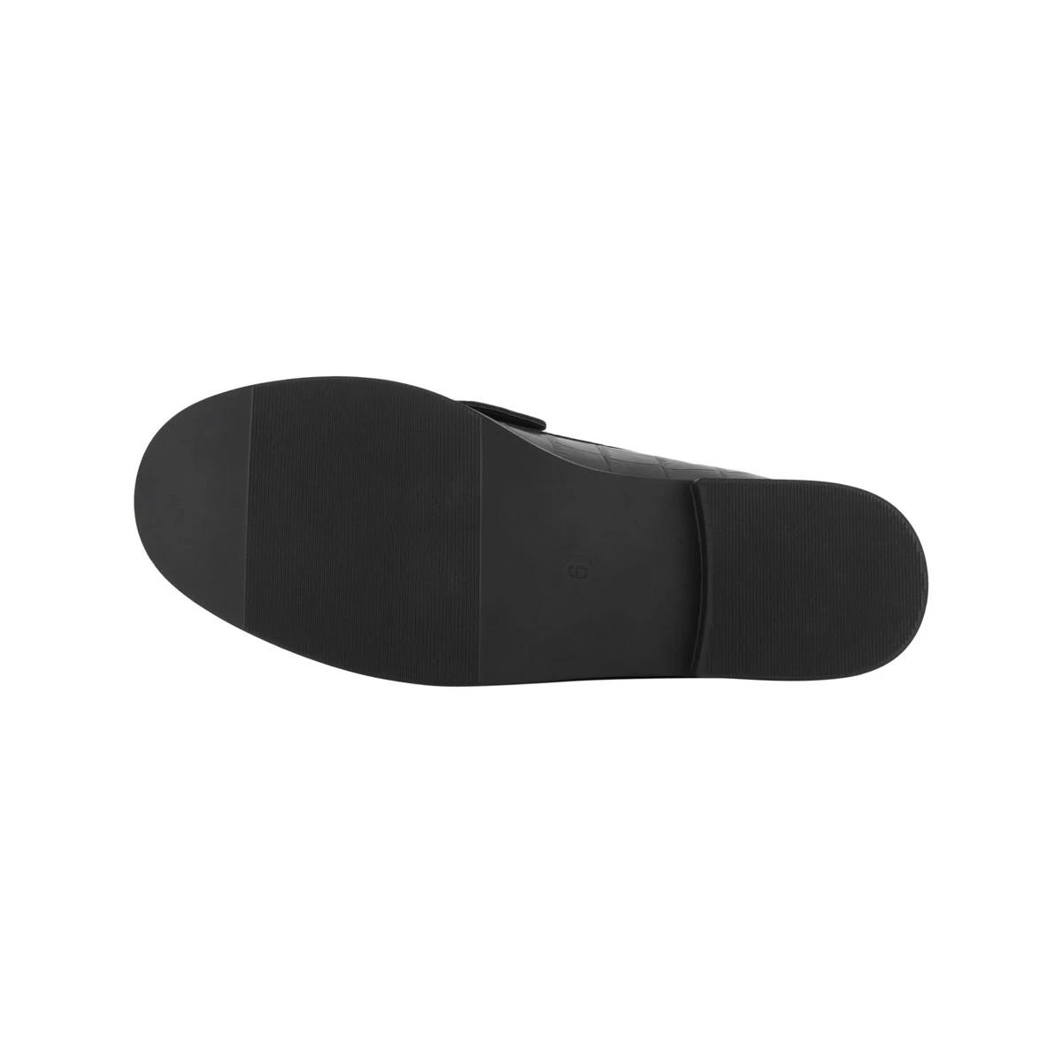 4 Hi-Shine Loafer Shoes Croc Black, 4 of 5