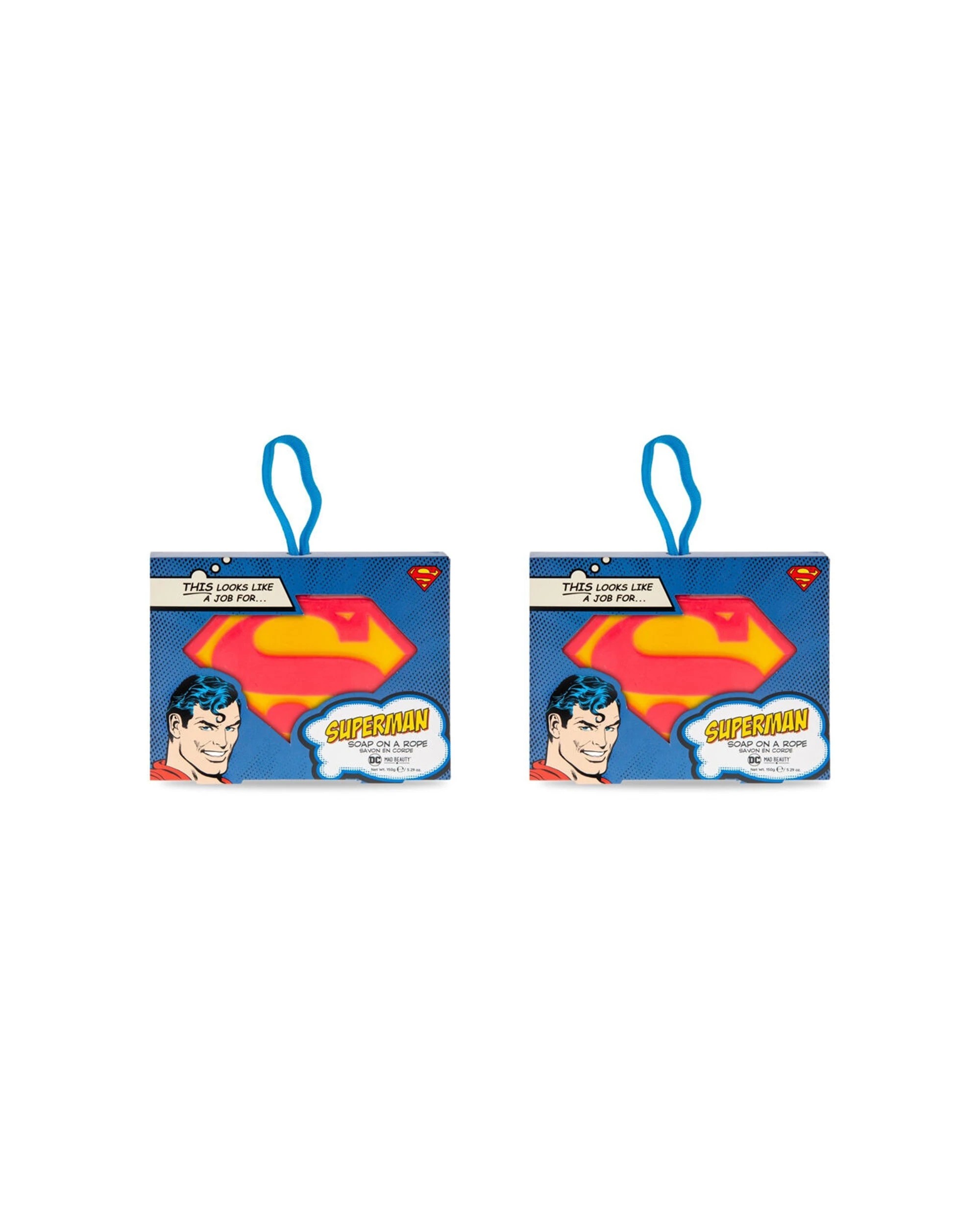 1 Warner Bros 2PK Superman Man of Steel Soap on a Rope Cedarwood & Lime - Multi, 1 of 4
