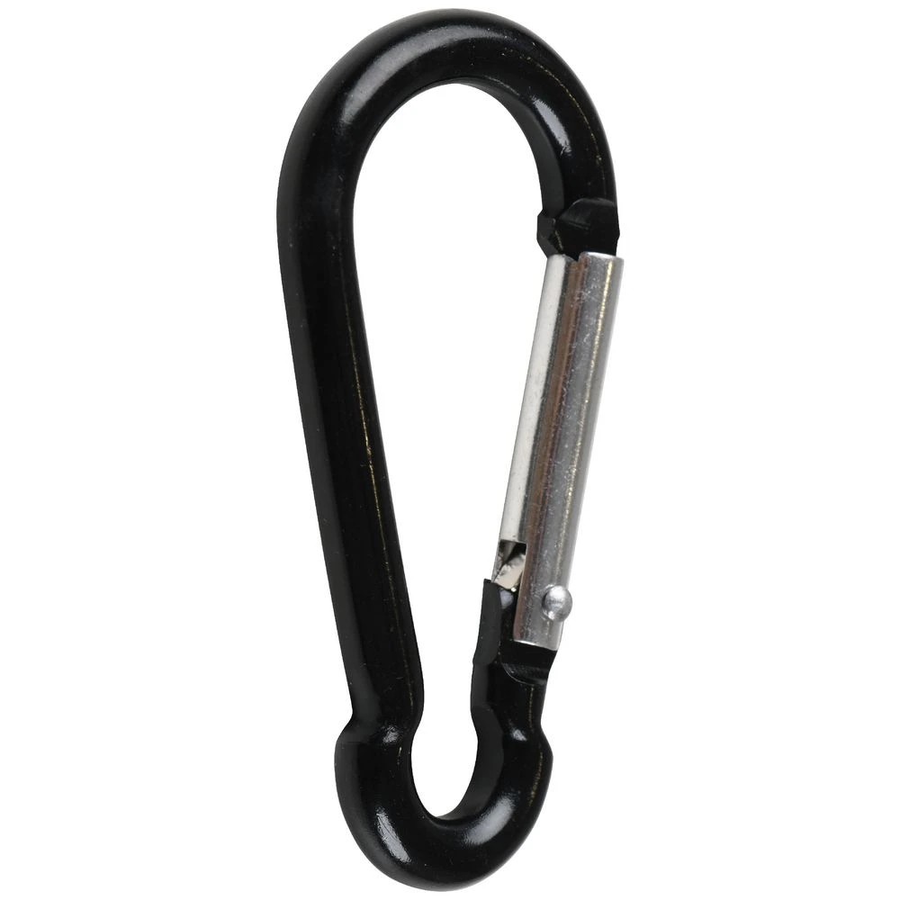 4 J.Burrows Carabiners 5 Pack Black, 4 of 5