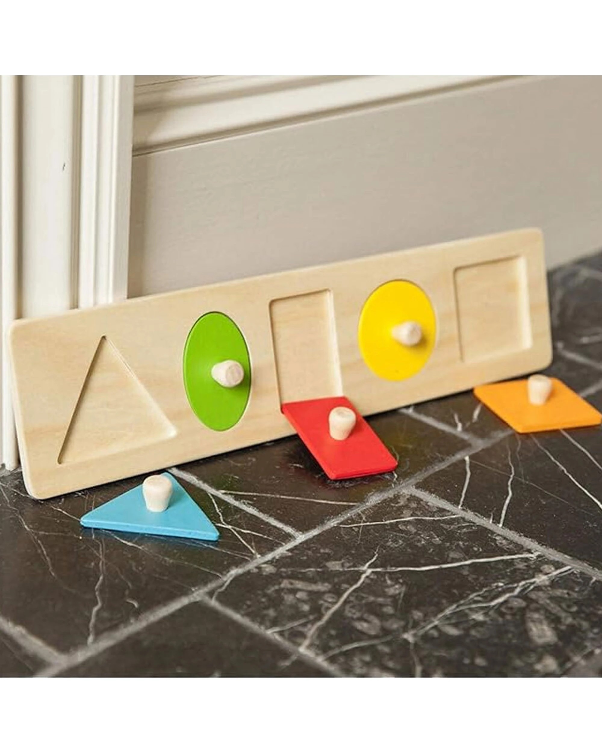 3 Fat Brain Toy Co. Lets Learn Shapes Wooden Puzzle Educational - Multi, 3 of 3