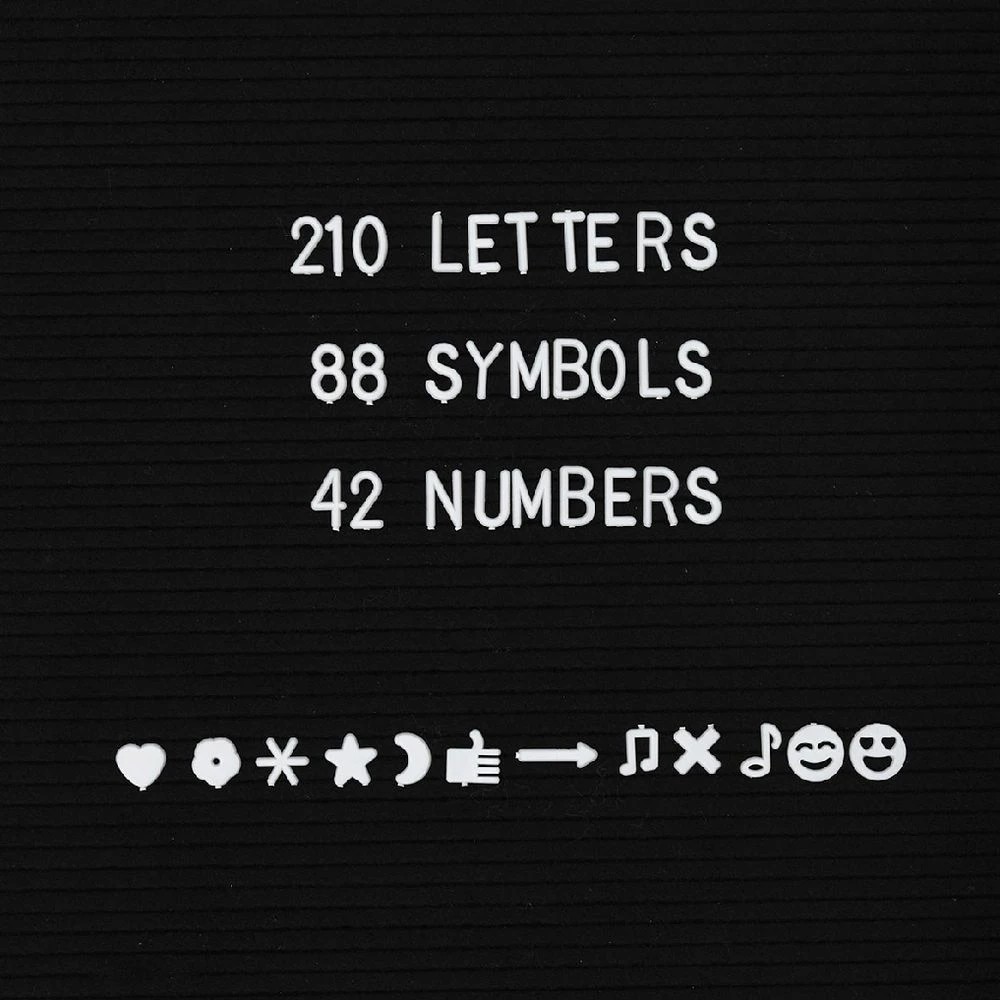 1 Otto Memo Board Extra Letters White, 1 of 1