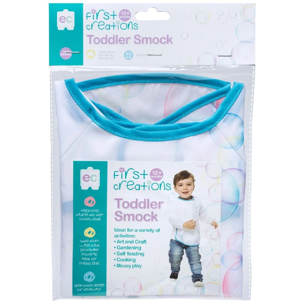 1 First Creations Long Sleeve Smock, 1 of 3