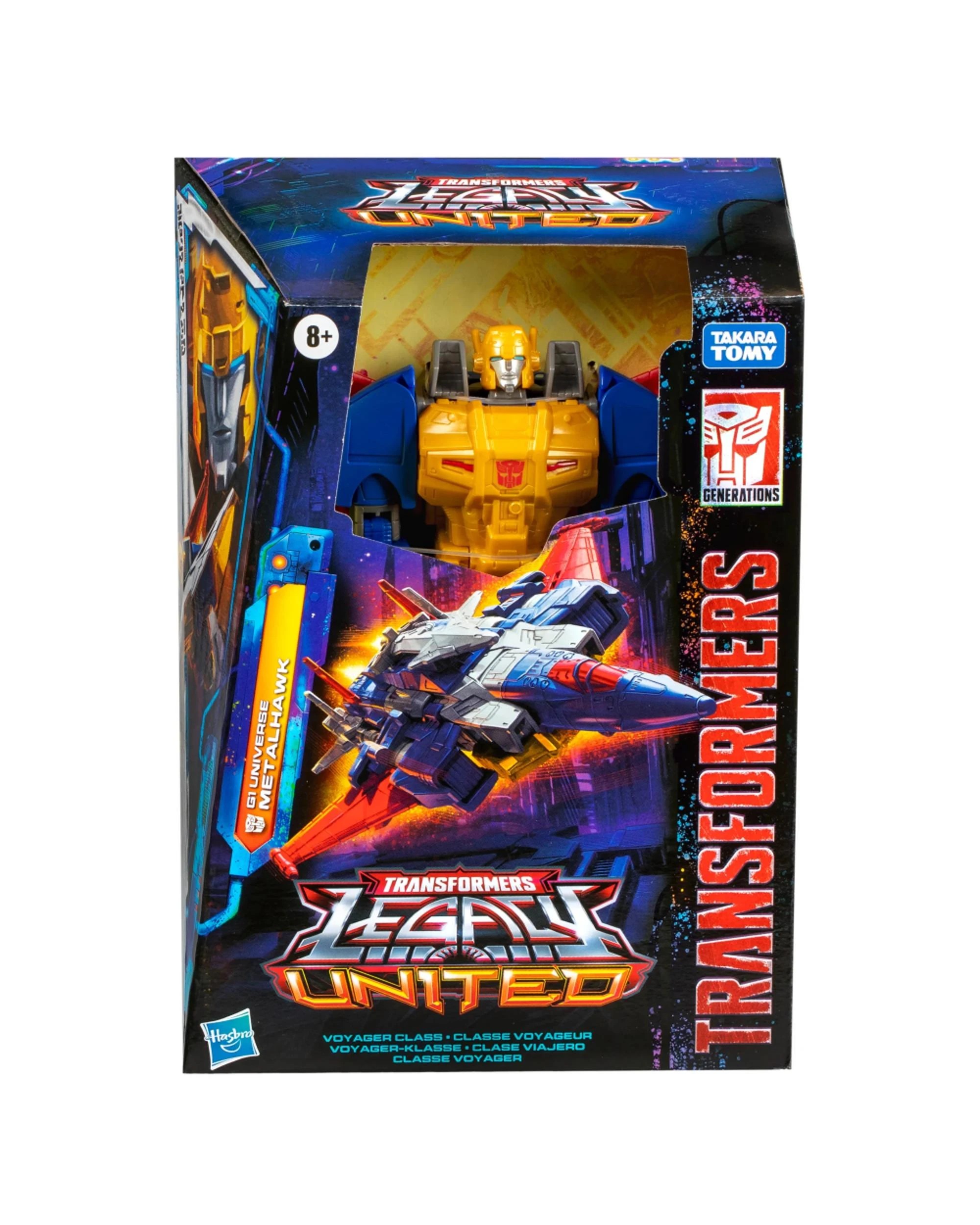 1 Transformers Legacy United Super-God Masterforce Metalhawk Voyager Class Action Figure, 1 of 4