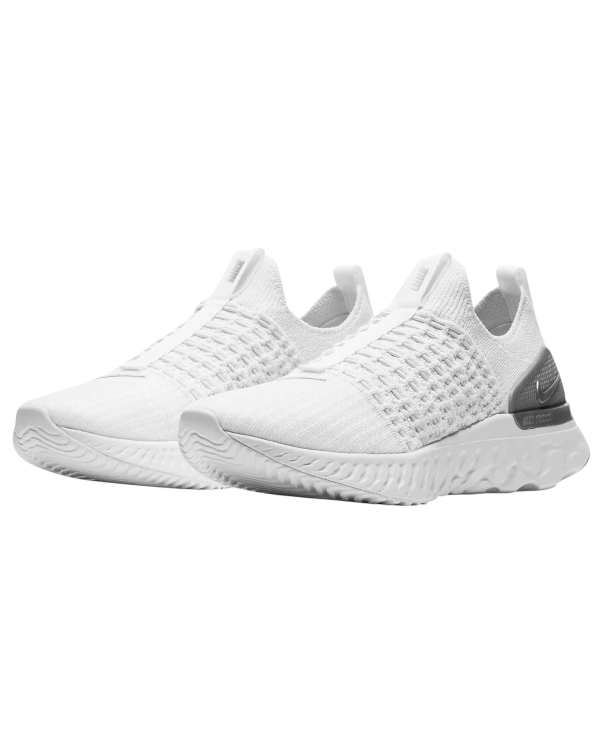 4 Nike Womens Phantom Run 2 Athletic Shoes WHITE, 4 of 8