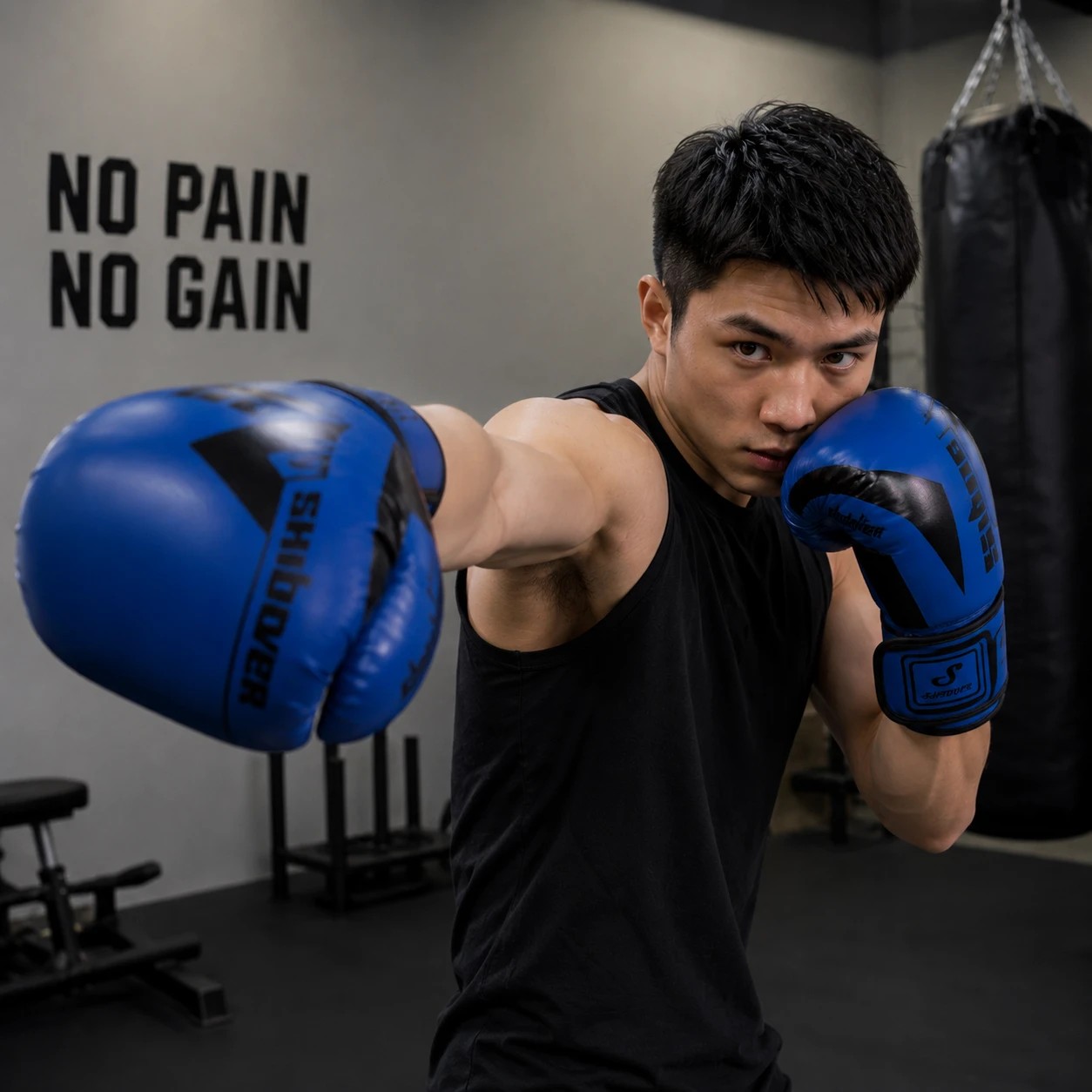 6 Fitness Master Kids Boxing Gloves Punching Kick Sparring Boxing Training 6oz Bu, 6 of 9