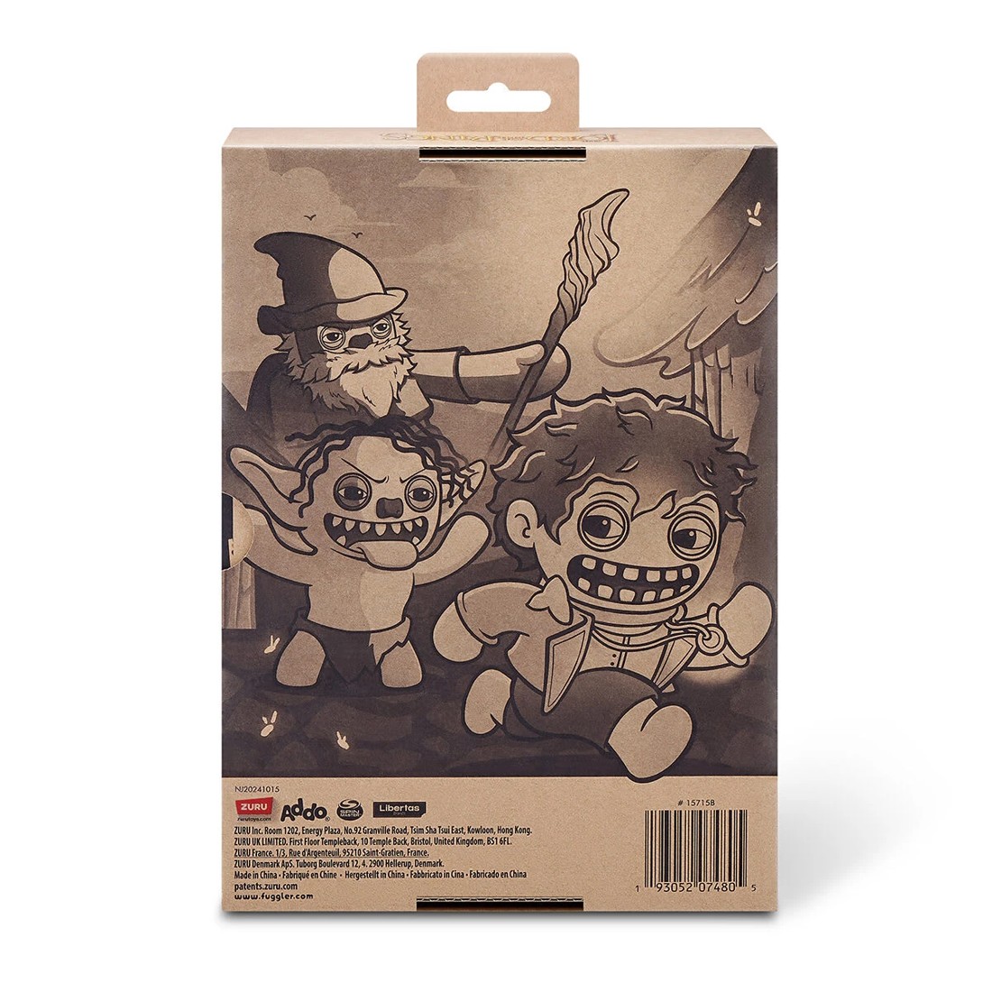 10 The Lord of the Rings x Zuru Fuggler Funny Ugly Monster Plush Toy - Assorted, 10 of 10