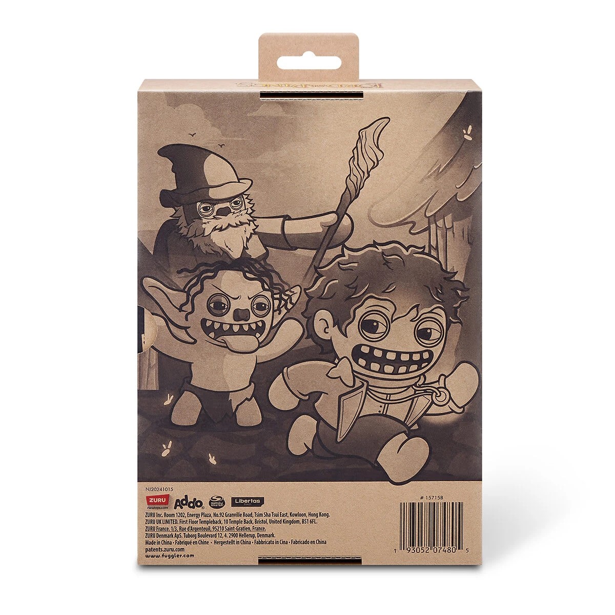 10 The Lord of the Rings x Zuru Fuggler Funny Ugly Monster Plush Toy - Assorted, 10 of 10