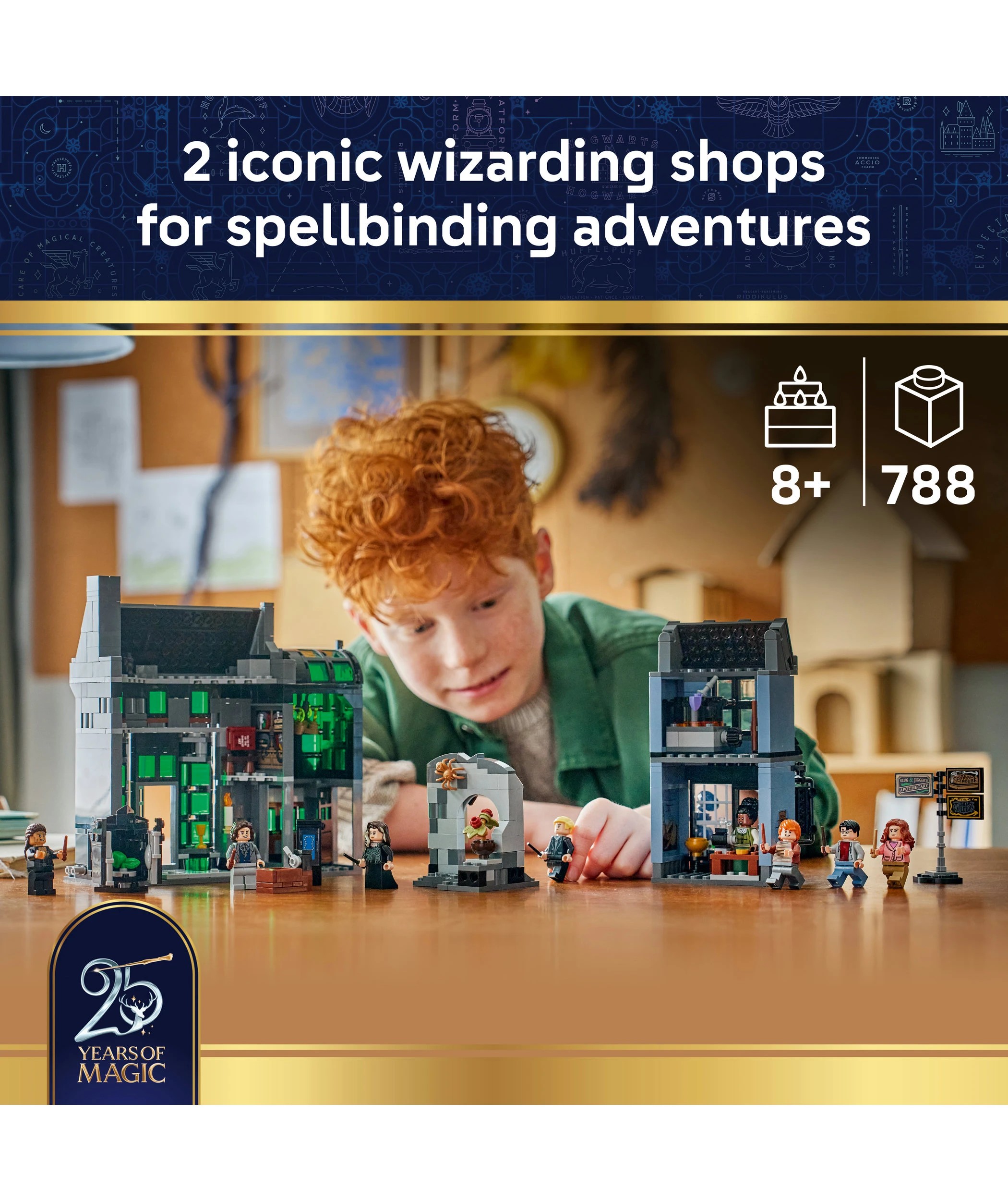 3 LEGO Harry Potter Knockturn Alley Wizarding Shops 76471, 3 of 9