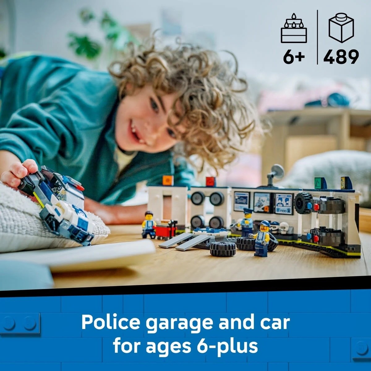 4 LEGO City Custom Police Car Garage 60457, 4 of 10