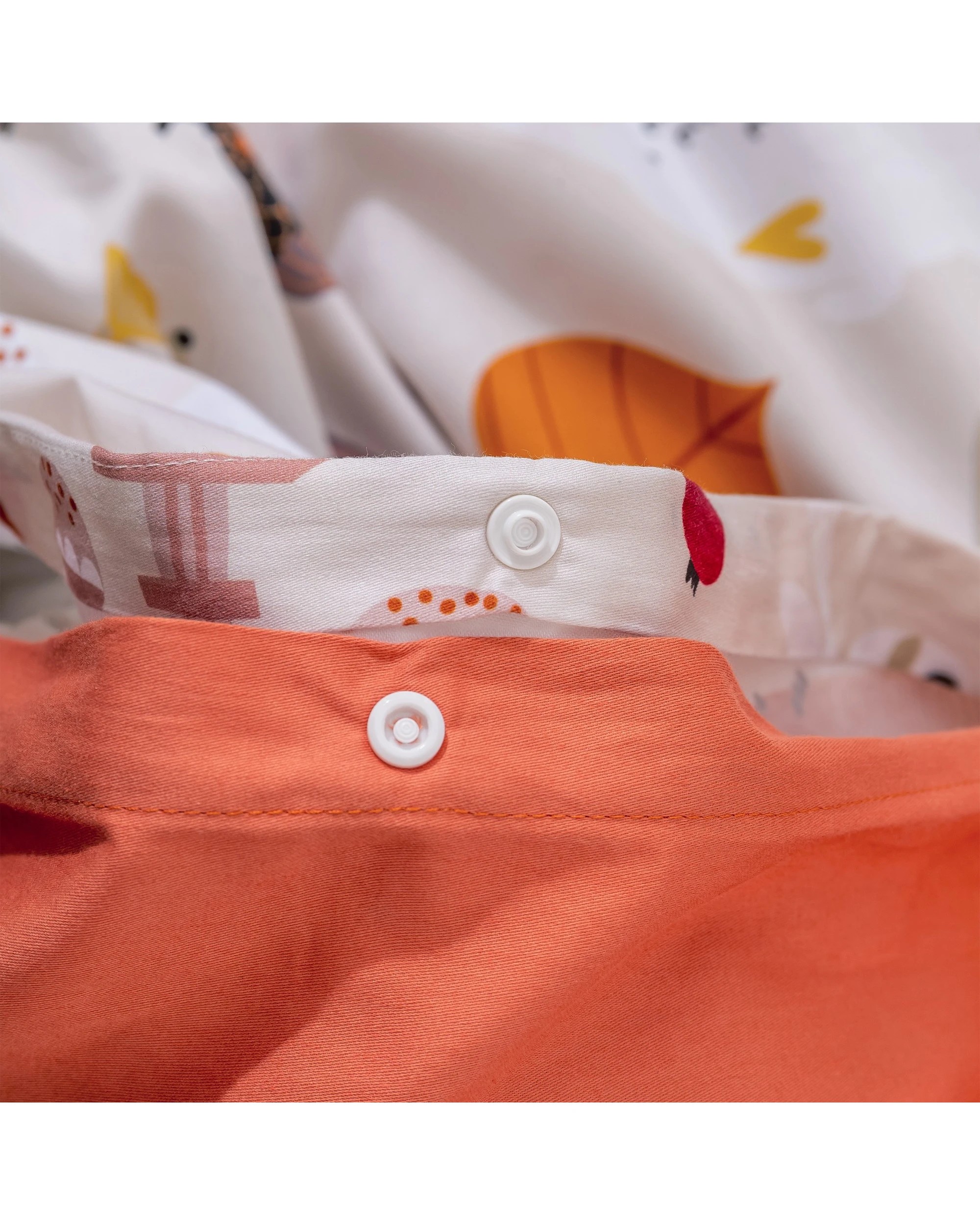 5 Jack & Ava Quilt Cover Set Find a Squirrel - King Single Bed - Animal Print, 5 of 9