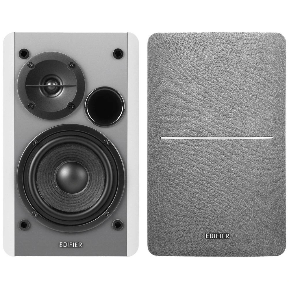 1 EDIFIER R1280DB Bluetooth Bookshelf Speaker Silver/White, 1 of 10
