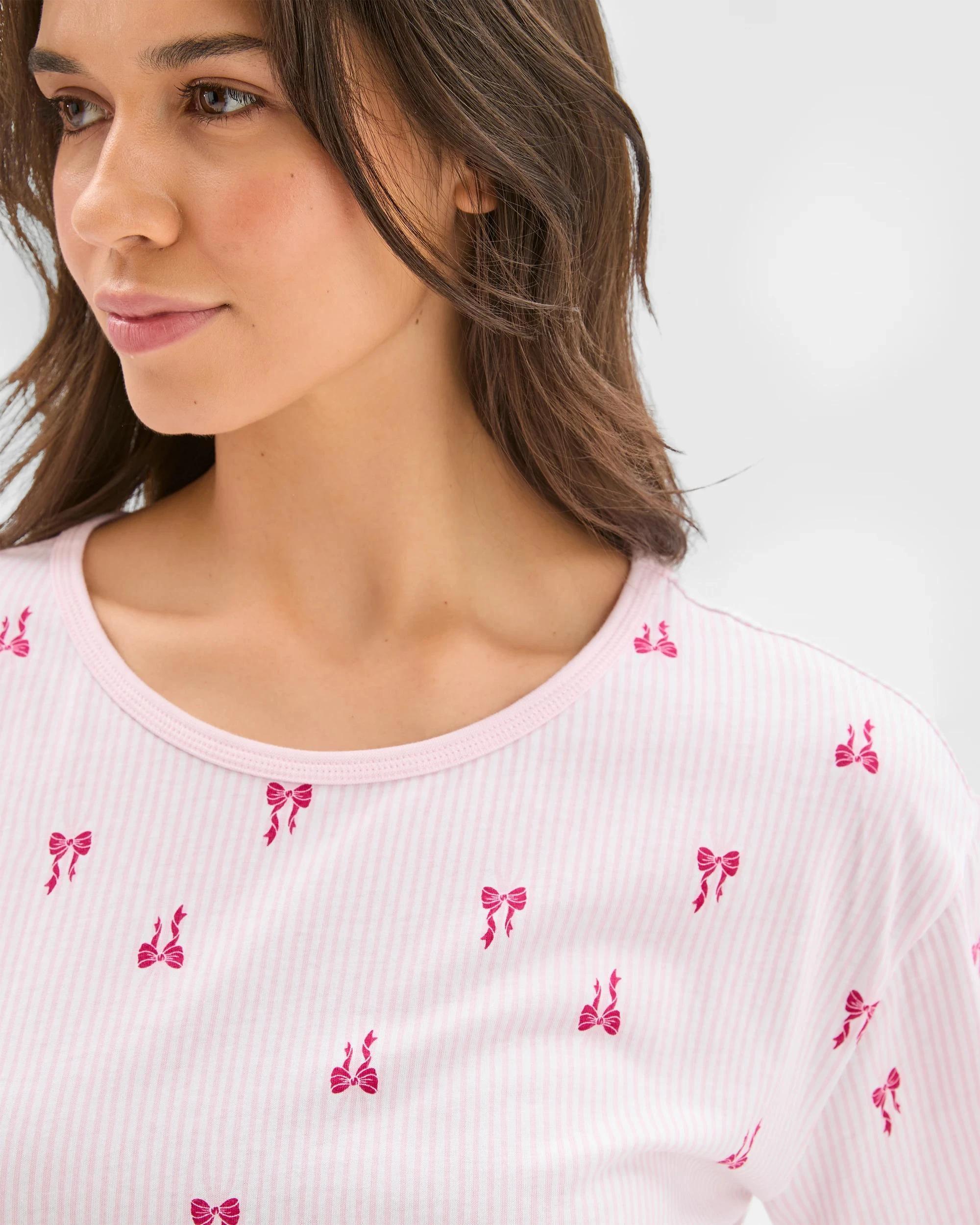 5 Target Woman Australian Cotton Long Sleeve T-Shirt Nightie BOW, 5 of 5