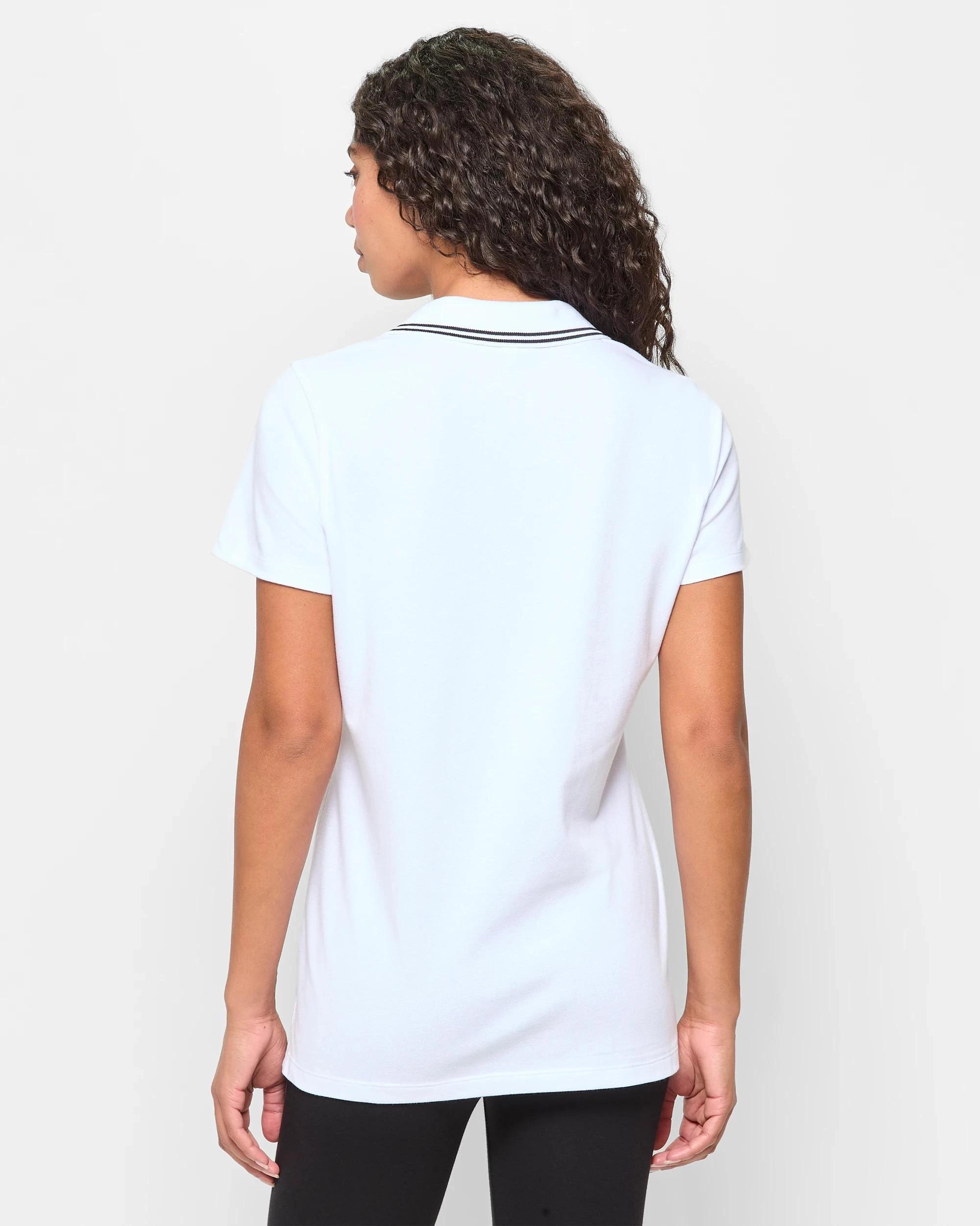 4 Target Active Australian Cotton Polo T-Shirt WHITE, 4 of 5