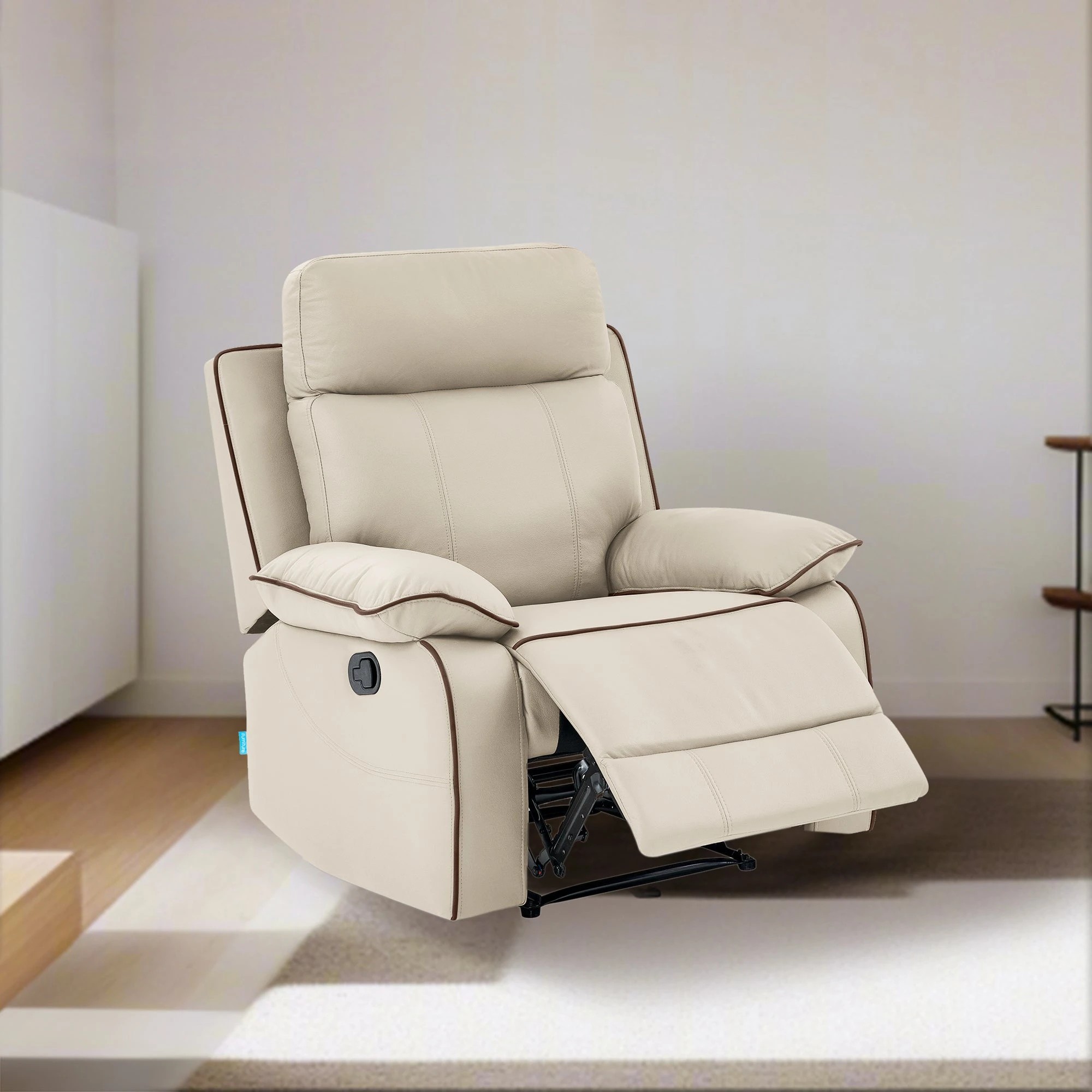 5 Foret 1seater Sofa Lounge Convertible Couch Furniture Ottoman Chaise Recliner, 5 of 5