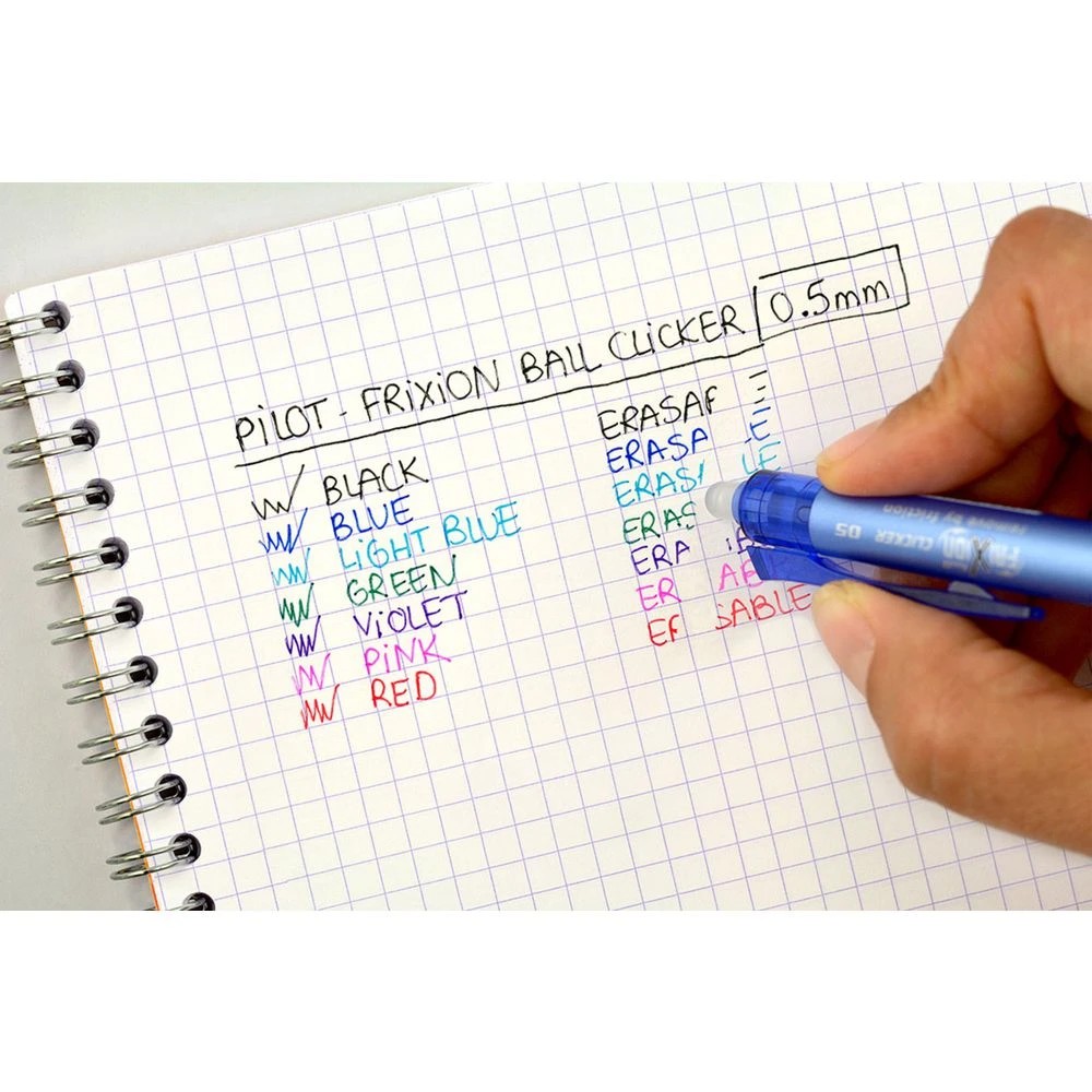 8 PILOT FriXion Clicker Erasable Gel Pen 0.5mm Black 4Pk, 8 of 9