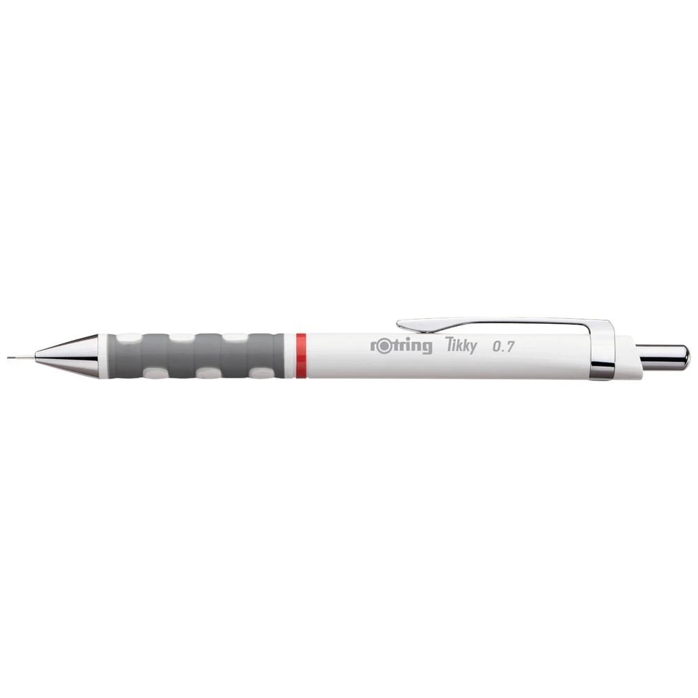 1 Rotring Tikky Mechanical Pencil 0.7mm White, 1 of 1