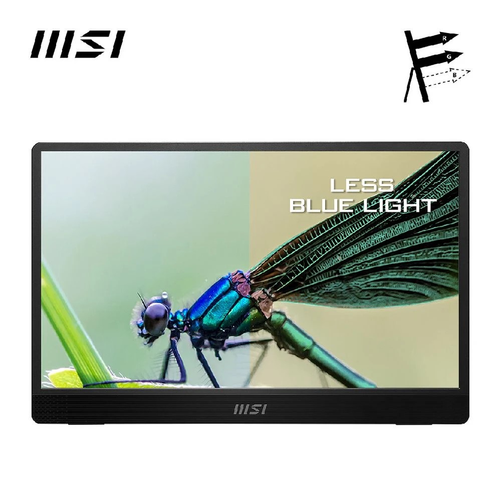 4 MSI PRO 15.6" FHD IPS USB-C Portable Monitor MP161 E2, 4 of 7