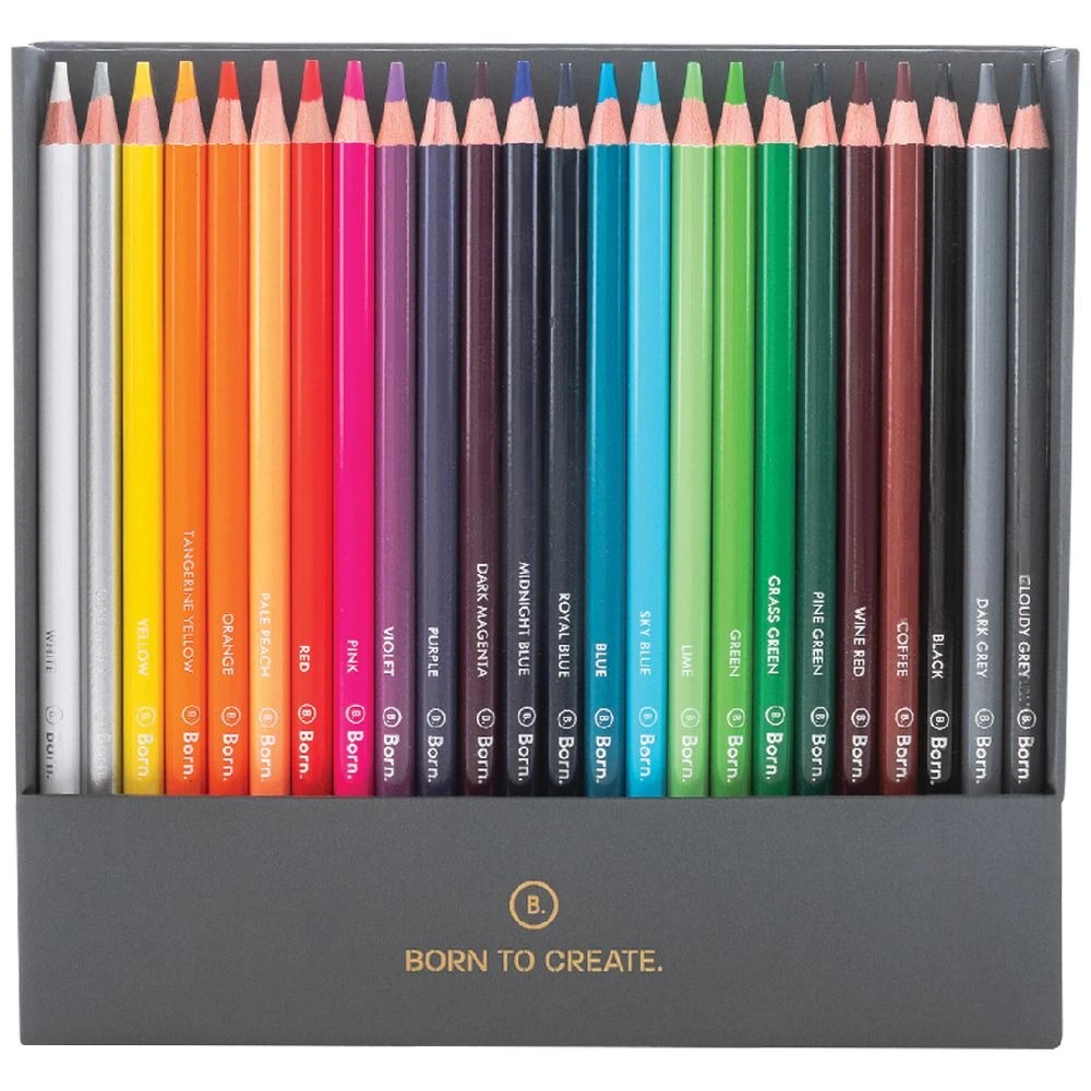 3 Born Premium Colour Pencils 24 Pack, 3 of 4