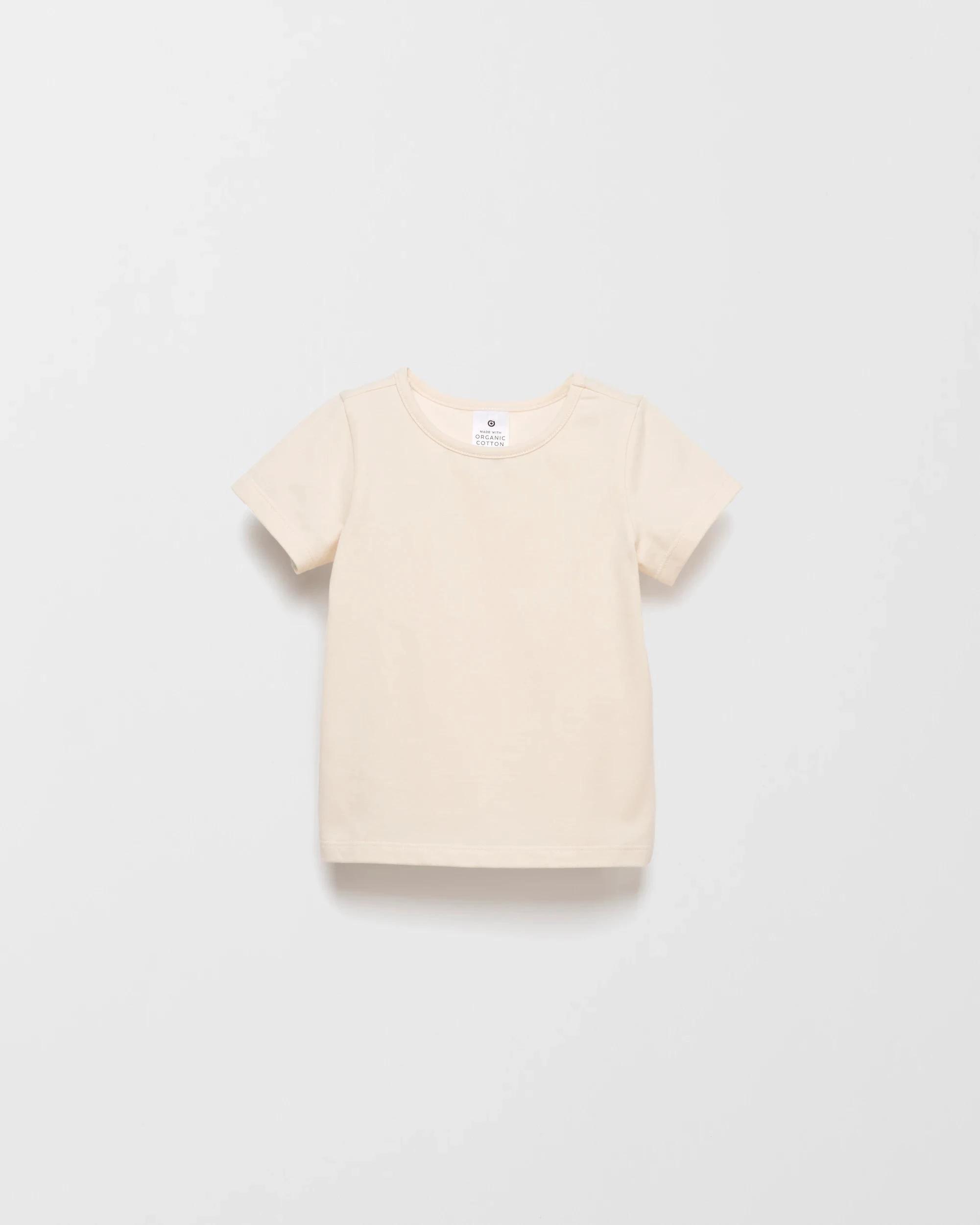 3 Target Baby Baby Organic Cotton Plain T-shirts 3 Pack CRADLE PINK/GARDENIA/DUSTY ROSE, 3 of 4