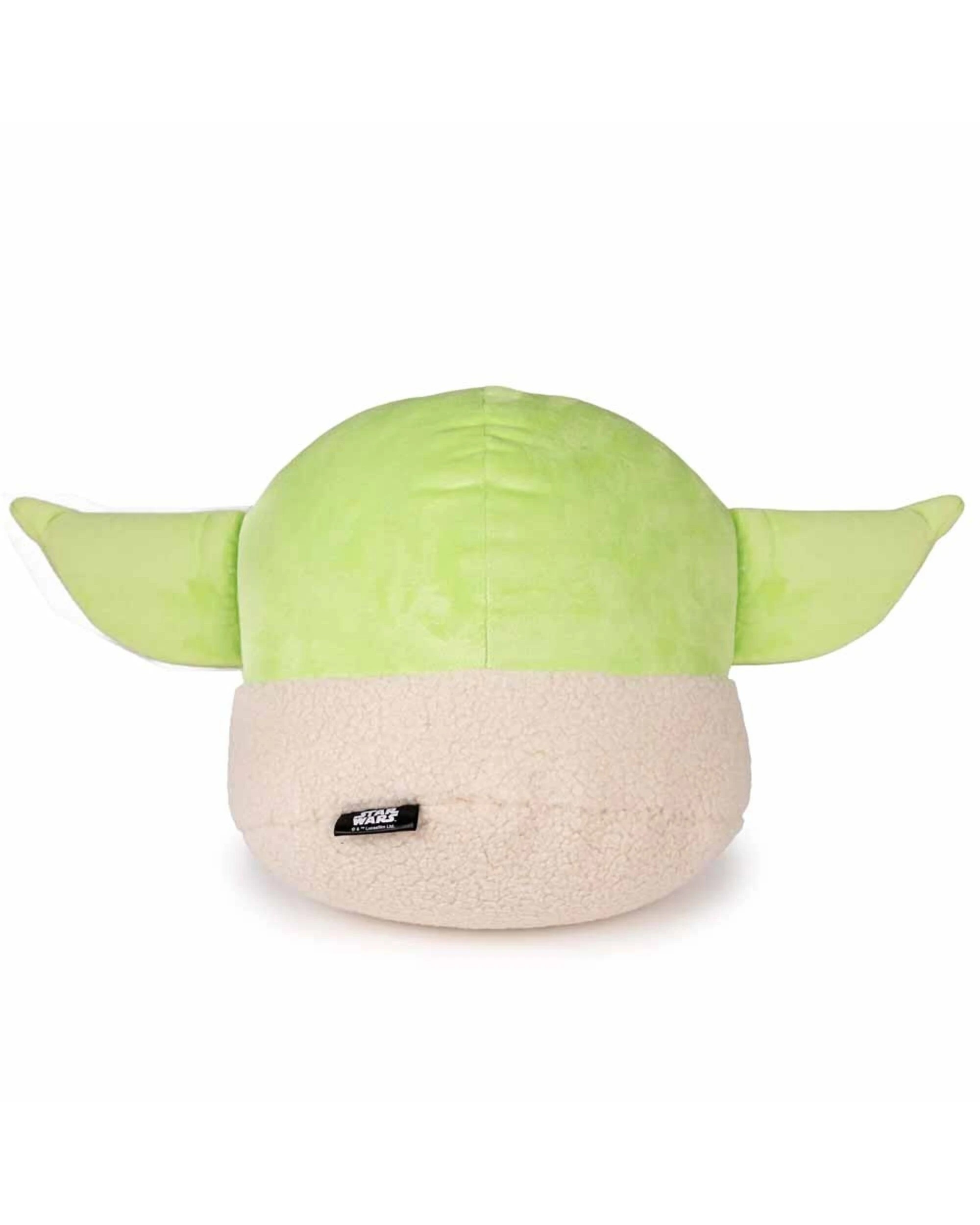 3 Star Wars - The Mandalorian - Grogu Head Cushion - Cream,Green, 3 of 3