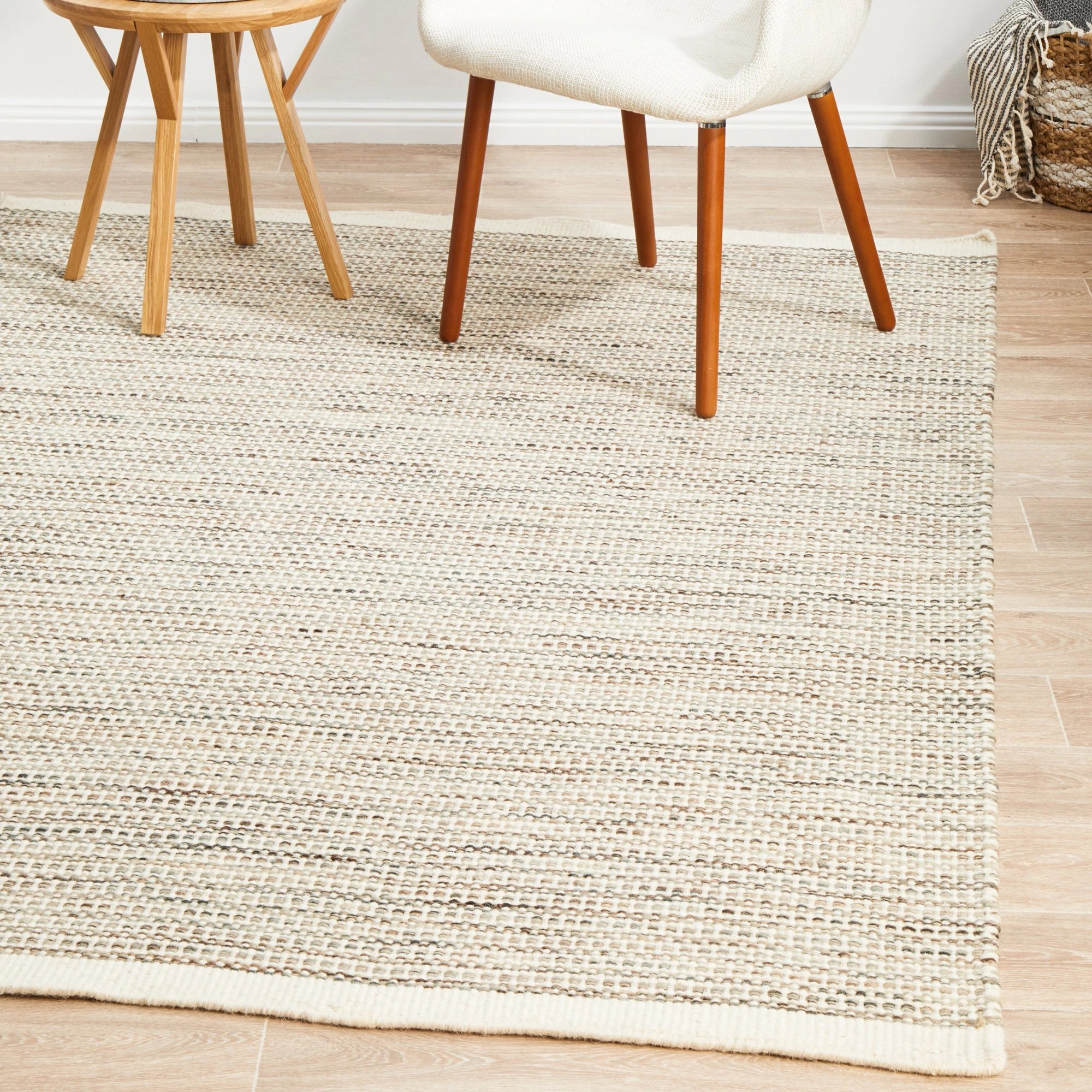 3 Common Ground Rugs Nordica 310 320x230cm - Extra Large Wool Rug - Beige, 3 of 9