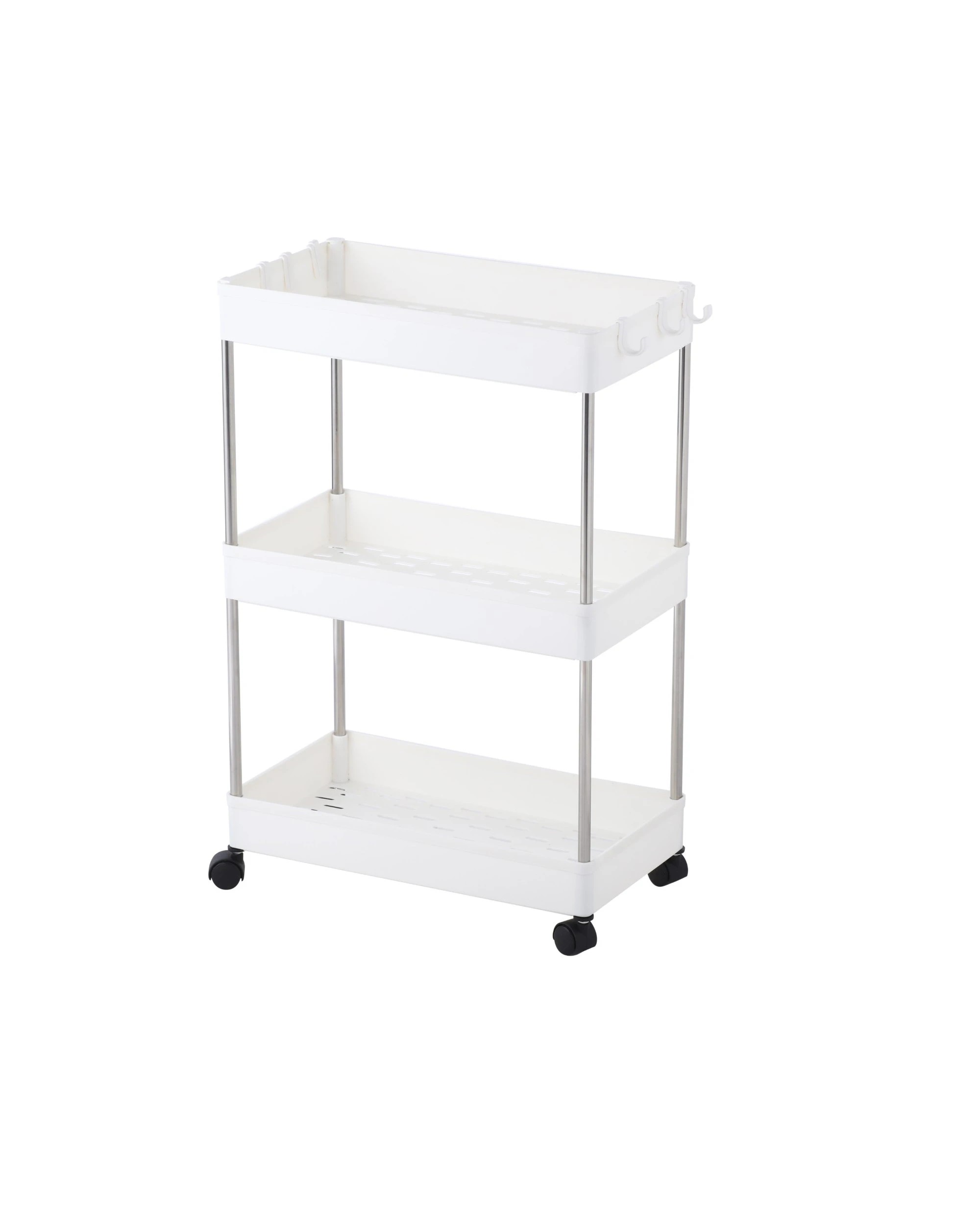 1 Sherwood Home 3 Tiers Organiser 40x22x60cm - White, 1 of 7