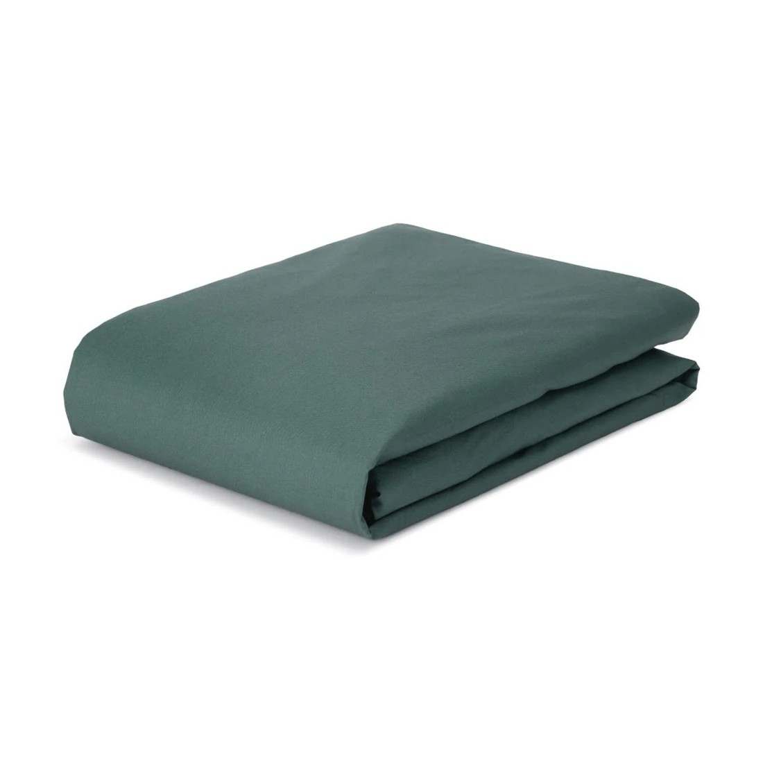 2 250 Thread Count Cotton Rich Fitted Sheet - Double Bed, Teal, 2 of 4