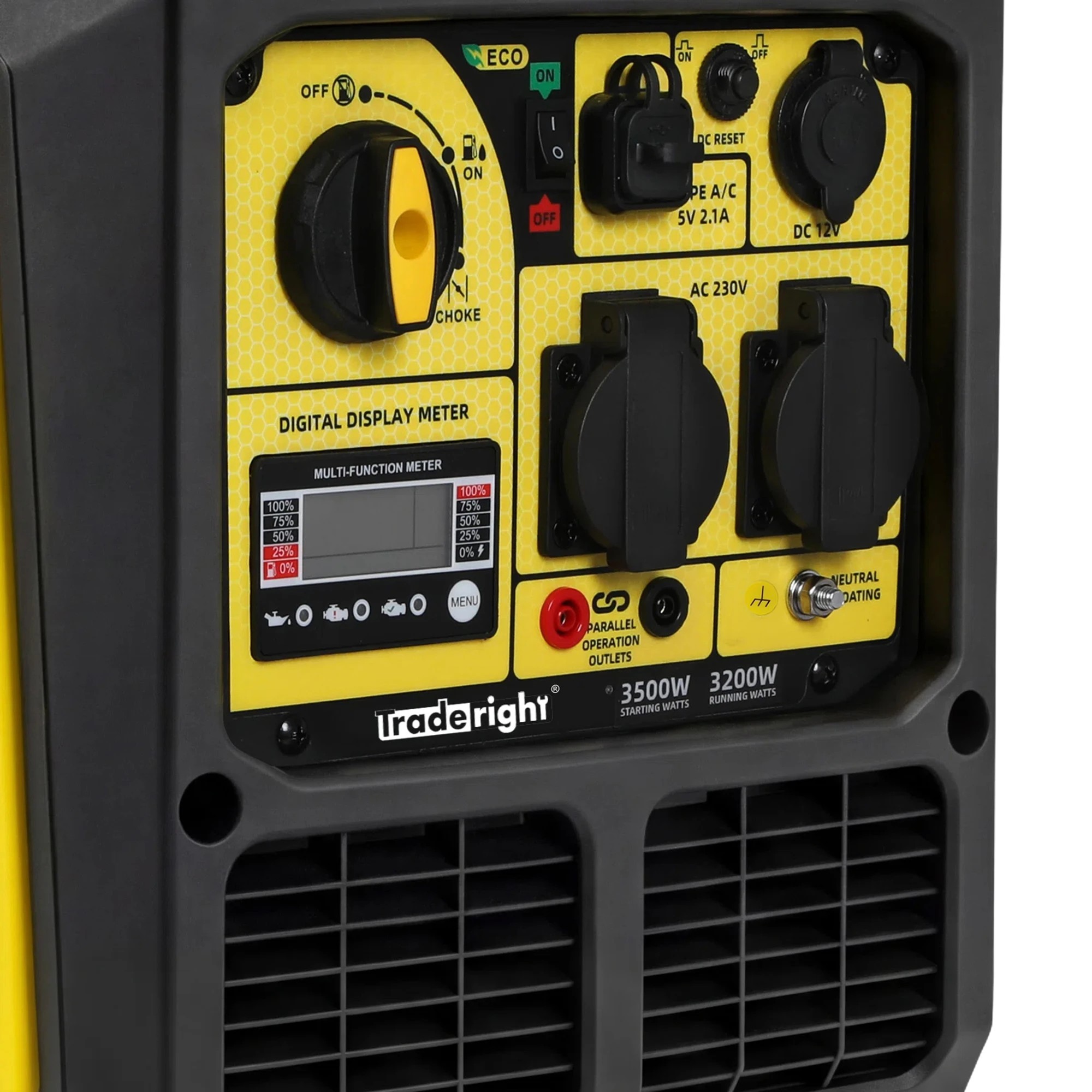 4 Traderight Portable Inverter Generator Petrol Silent, 4 of 8