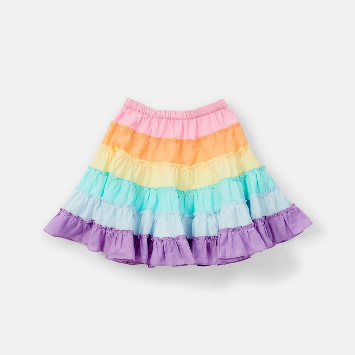 7 Tiered Skirt Multi, 7 of 8