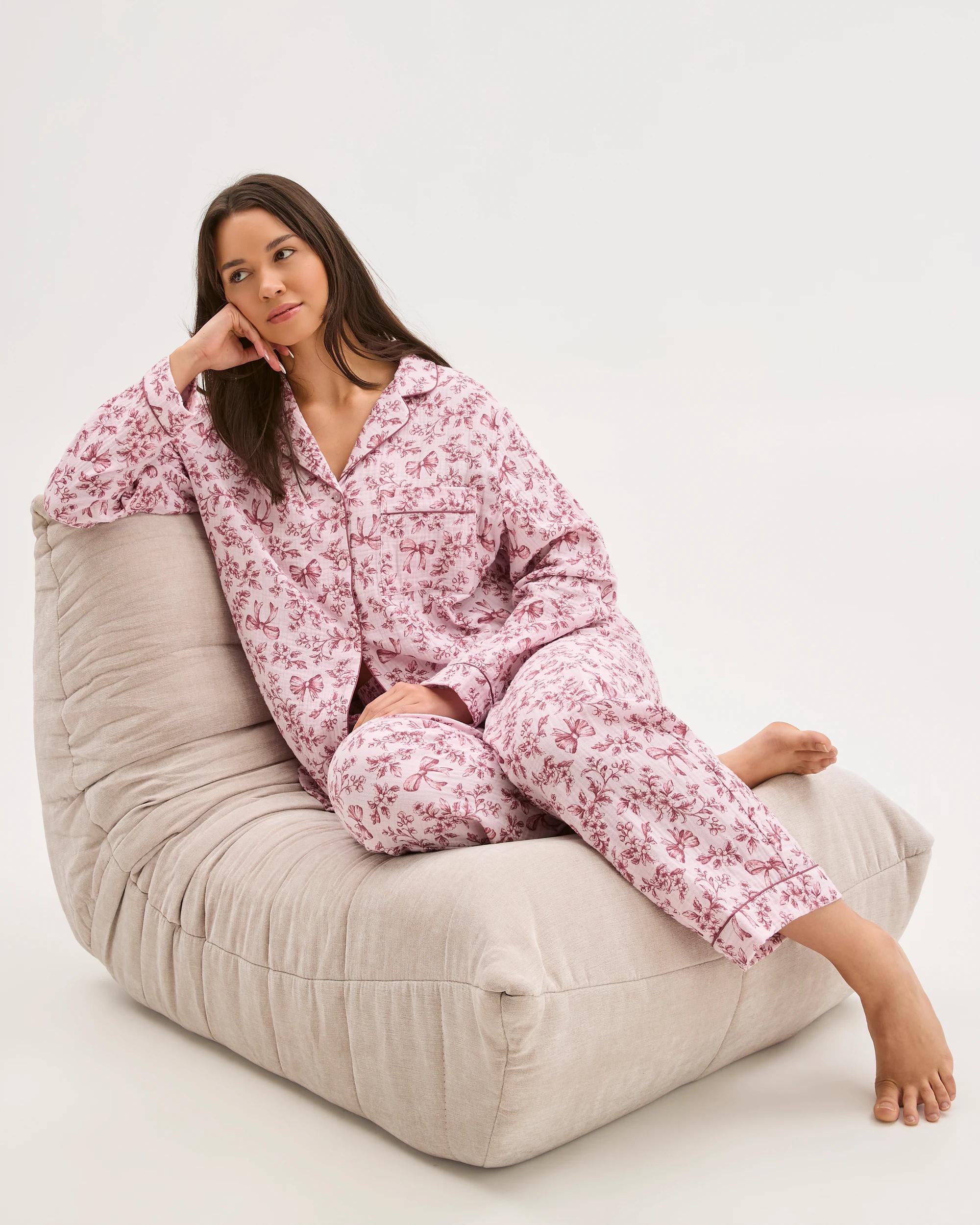 1 Target Woman Family Matching Australian Cotton Pyjama Set PINK, 1 of 7