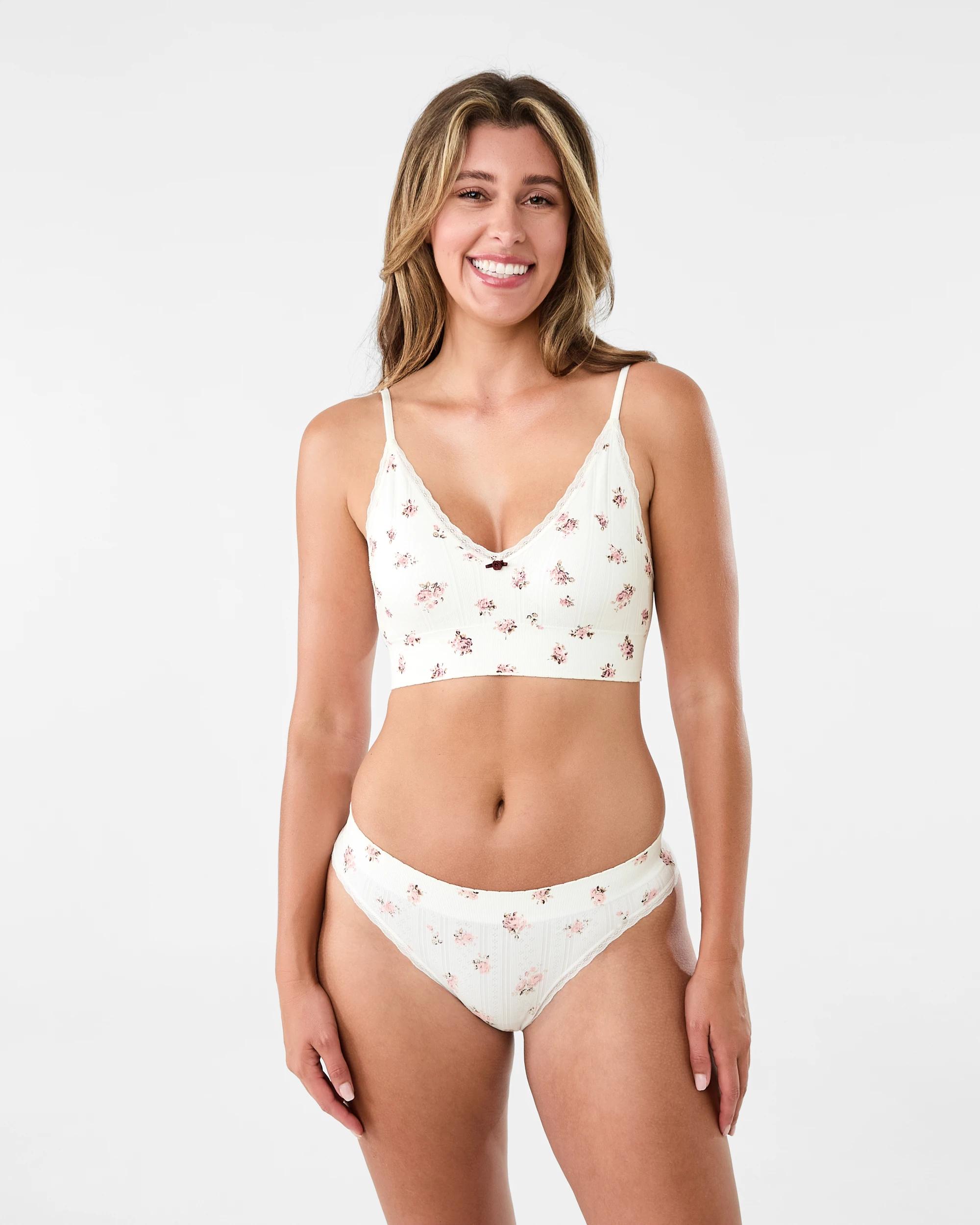 8 2 Pack Seamfree Rib Bralette Wntr Rose, 8 of 9