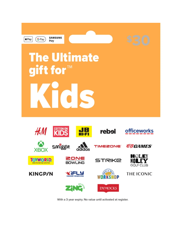 The Ultimate Gift for Kids $30 Gift 