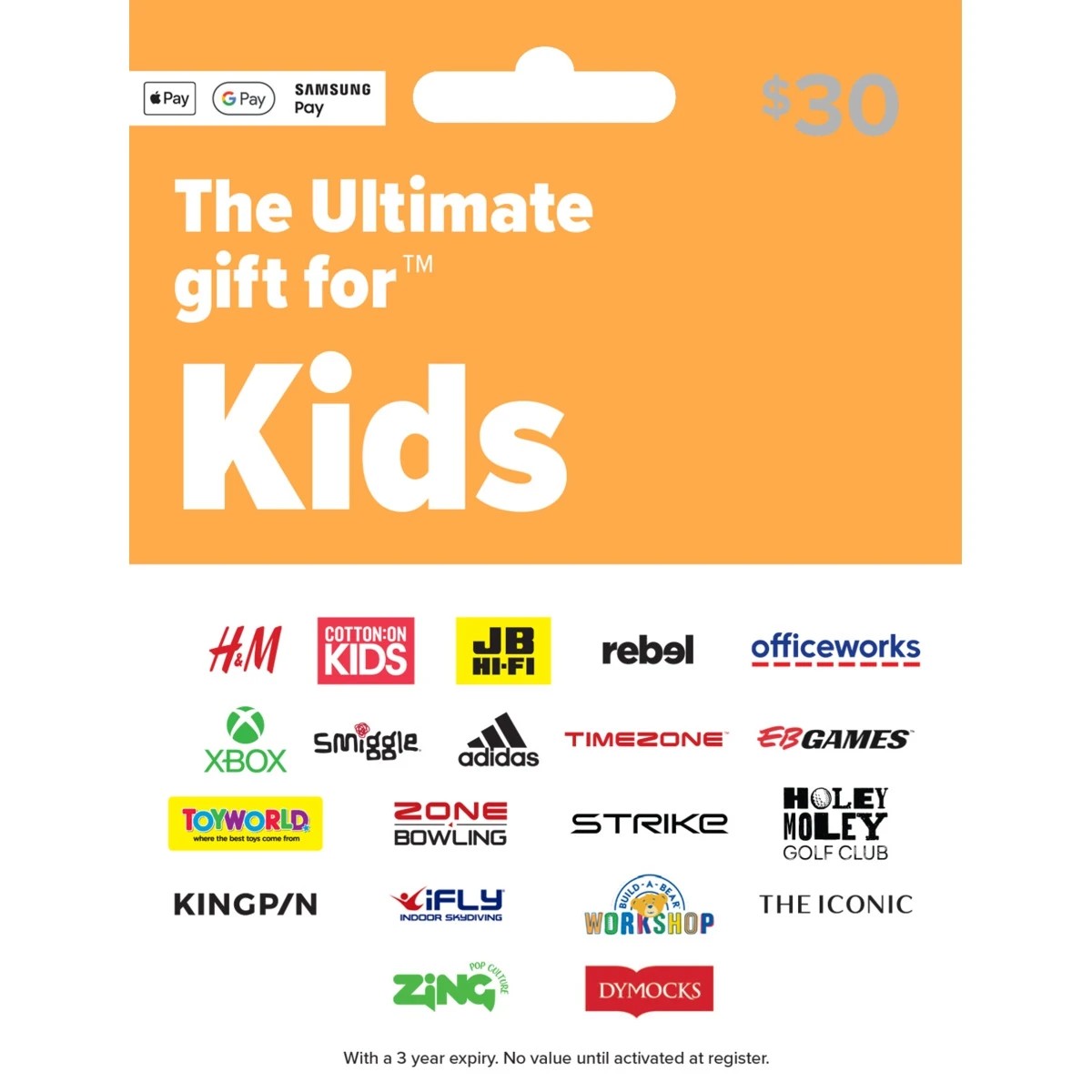 1 The Ultimate Gift for Kids $30 Gift Card, 1 of 1